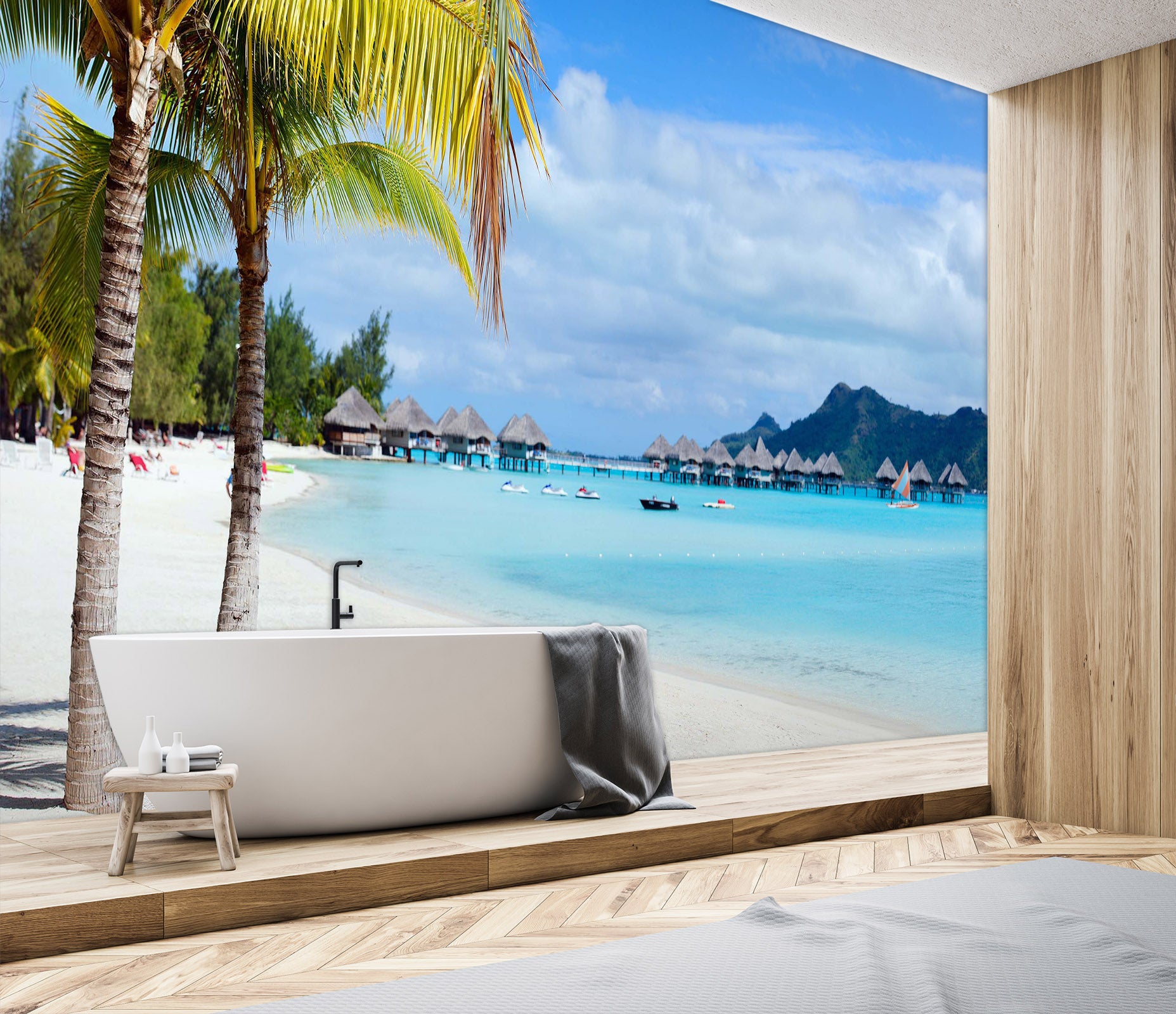 3D Coconut Palm Tree 1632 Wall Murals