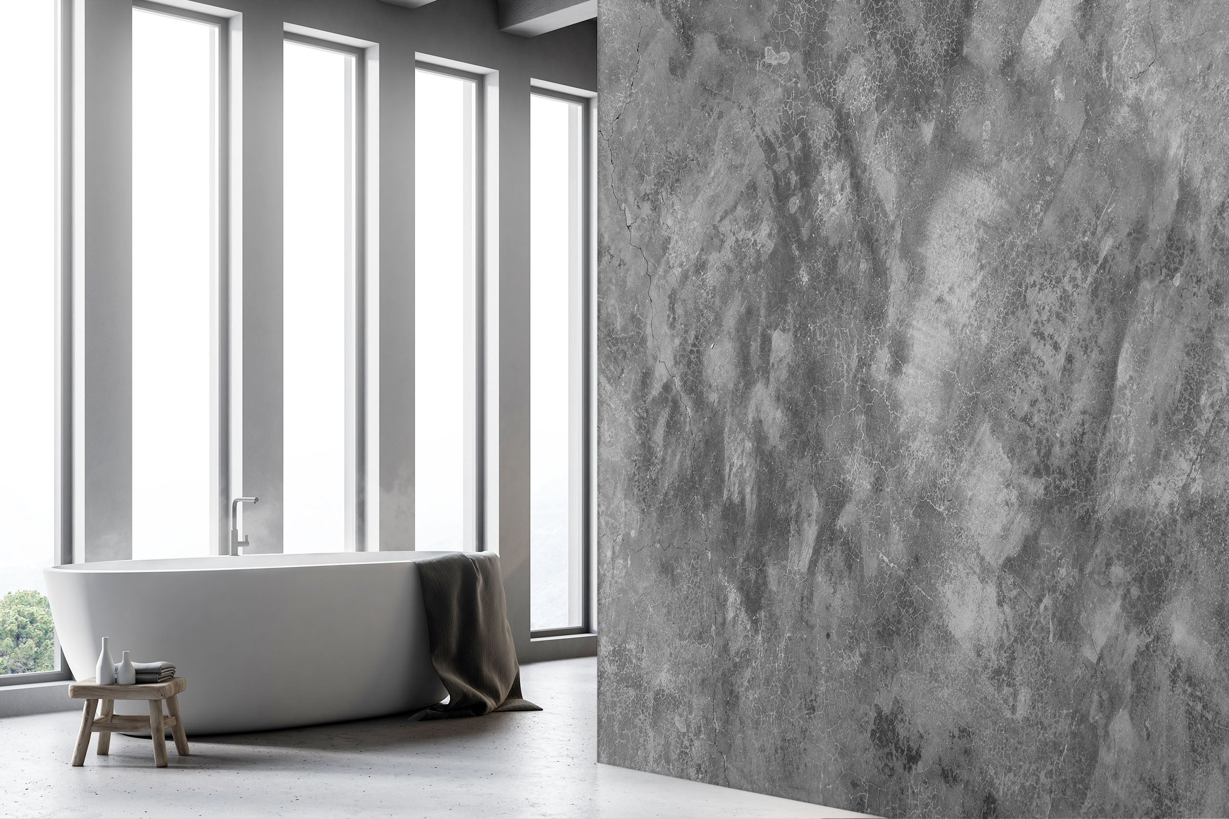 3D Gray Texture 64 Wall Murals