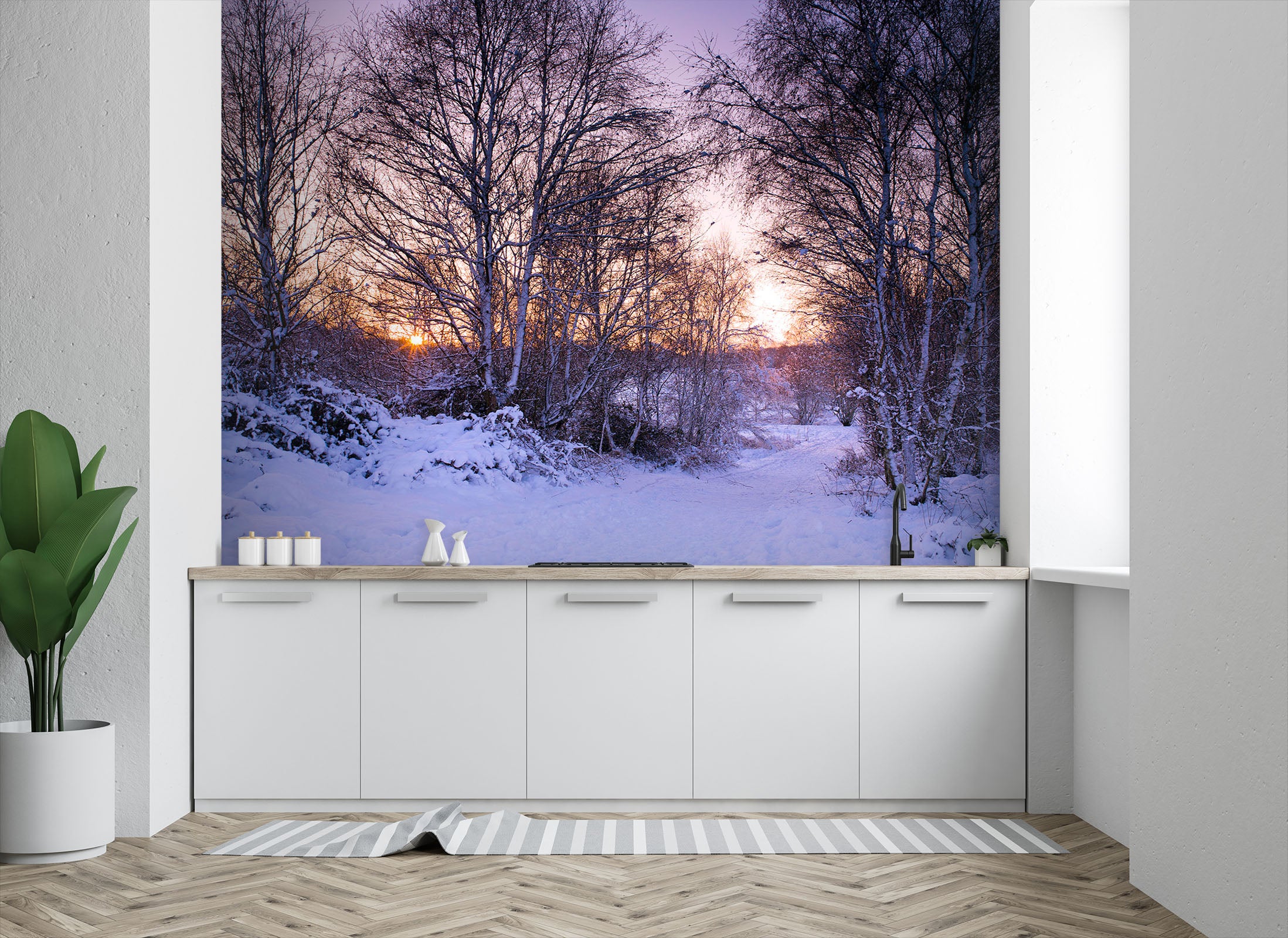 3D Forest After Snow 1402 Assaf Frank Wall Mural Wall Murals