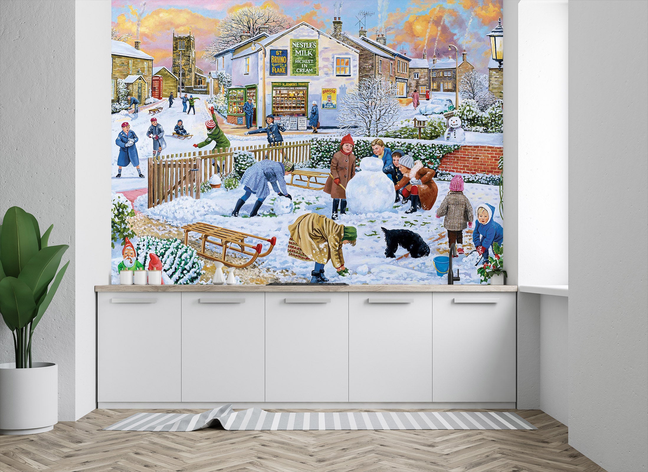 3D Winter Games 1076 Trevor Mitchell Wall Mural Wall Murals