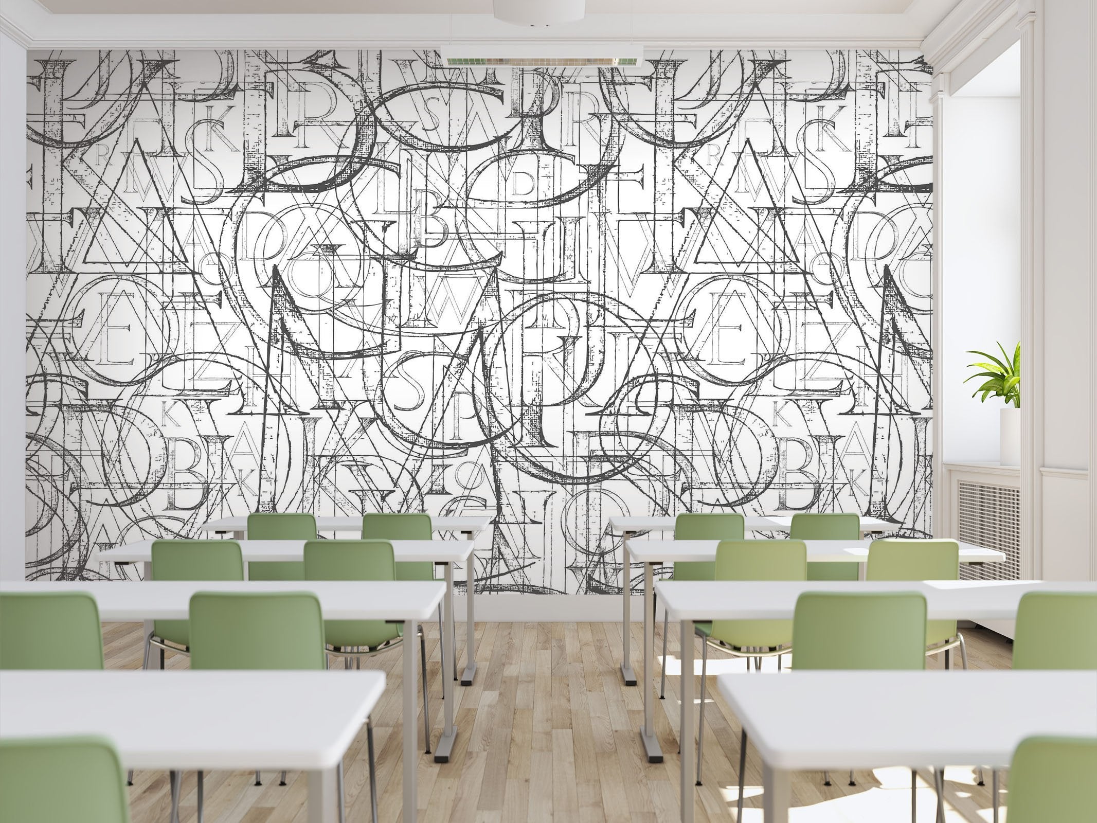 3D abstract letters 53 Wall Murals Wallpaper AJ Wallpaper 2