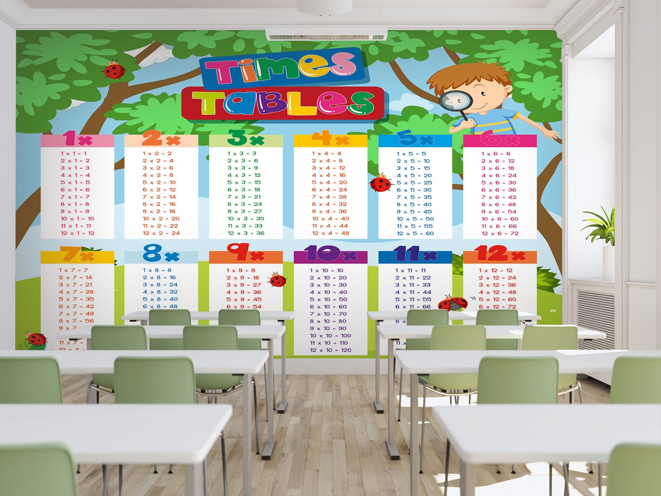 3D Multiplication Number 181 Wall Murals Wallpaper AJ Wallpaper 2