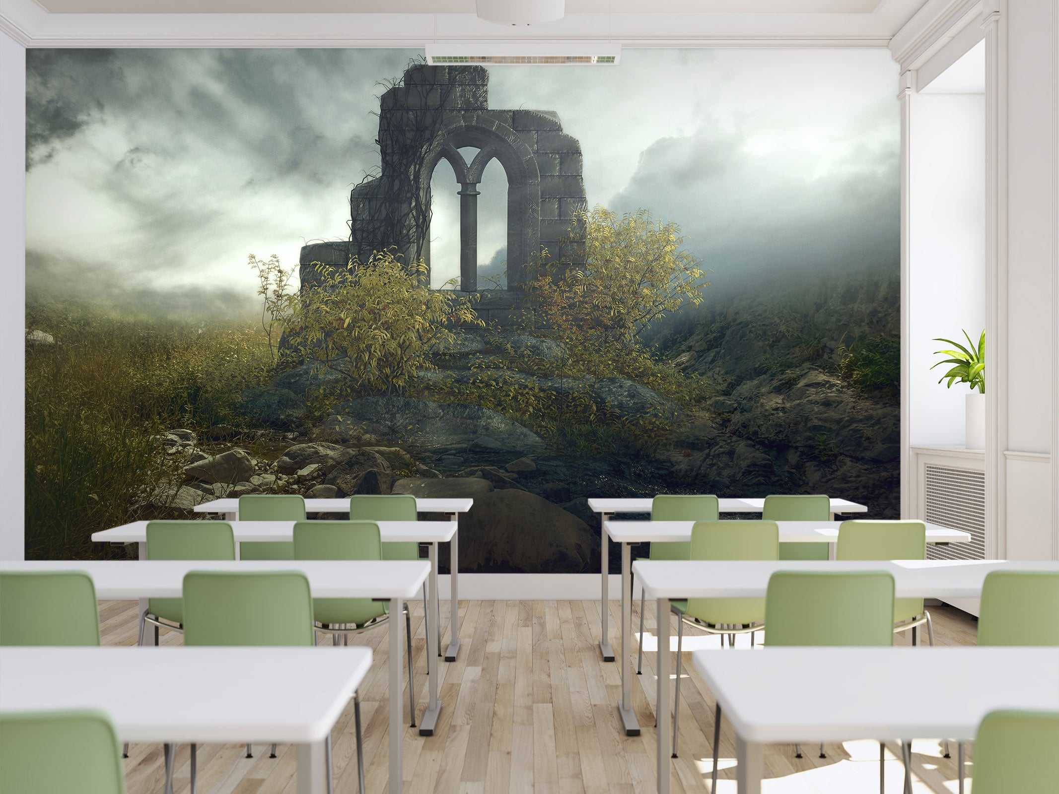 3D Fantasy Window 154 Wall Murals