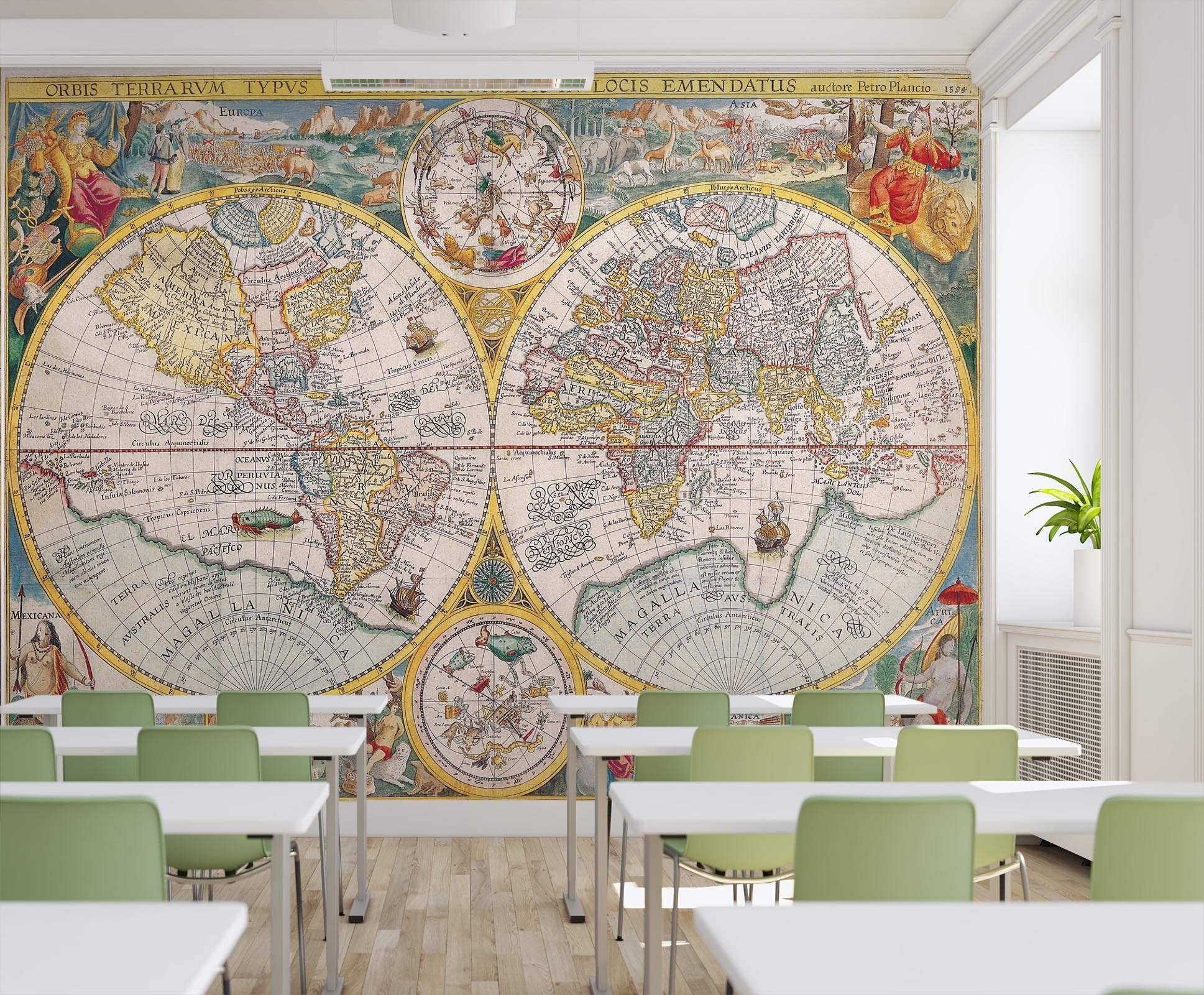 3D world map 30 Wall Murals Wallpaper AJ Wallpaper 2