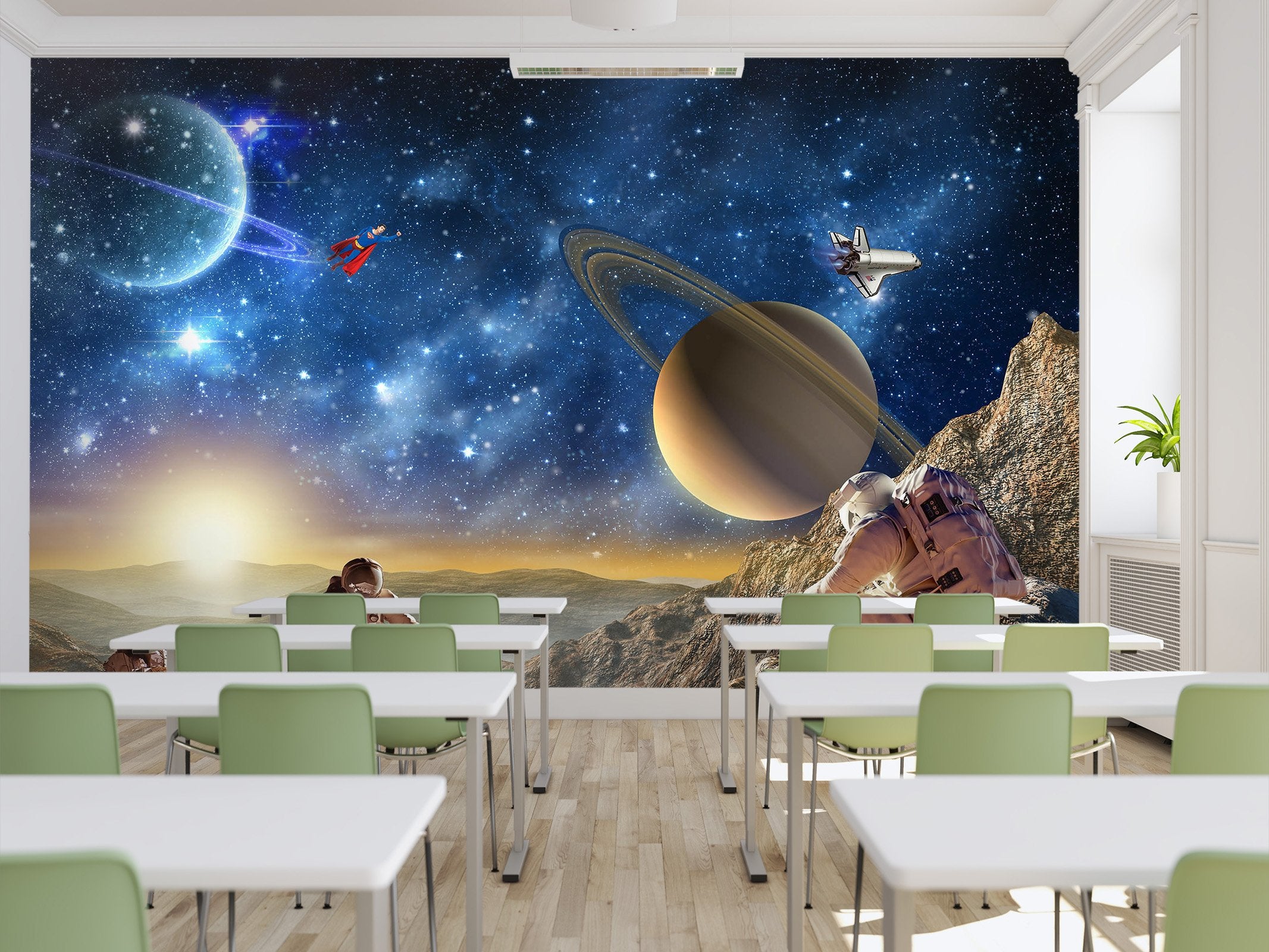 3D planets in the universe 45 Wall Murals Wallpaper AJ Wallpaper 2