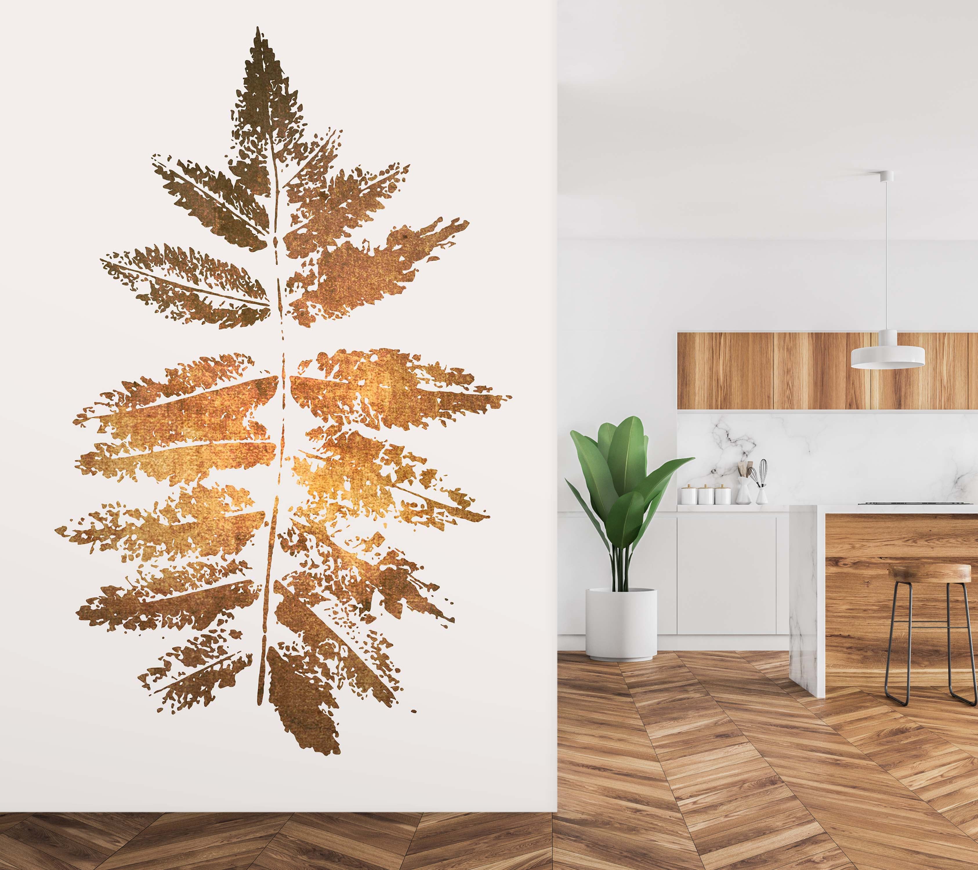 3D Sunny Leaves 1493 Boris Draschoff Wall Mural Wall Murals