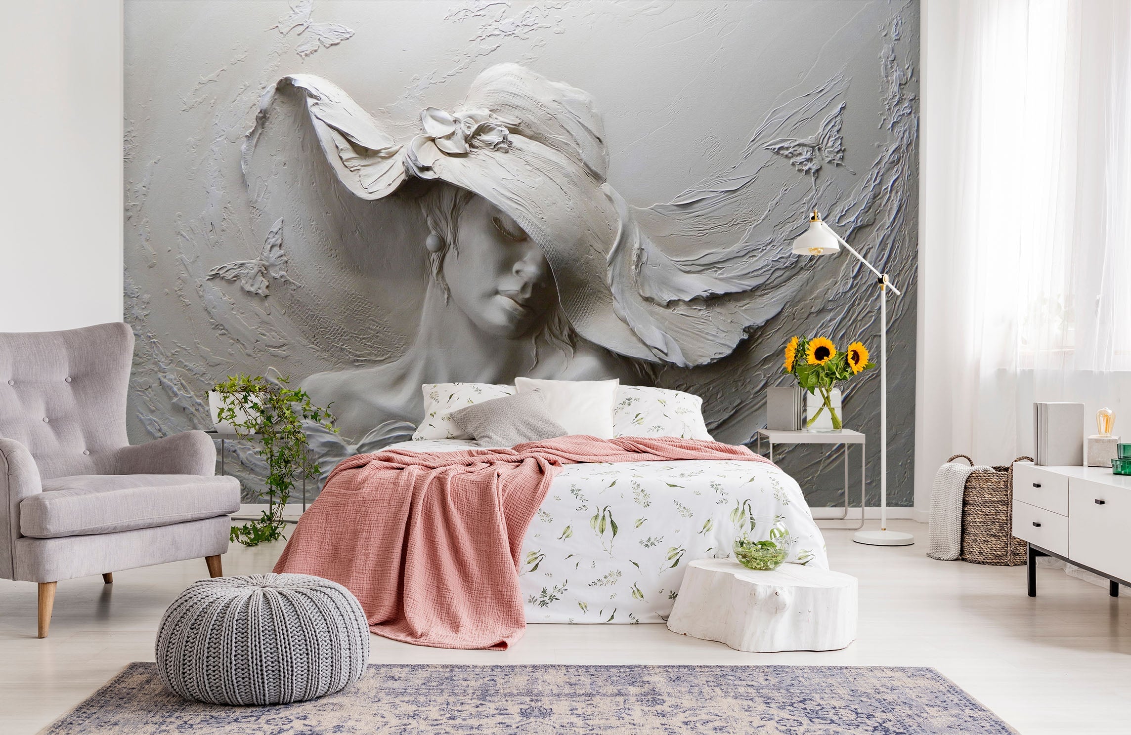 3D Sculpture Woman 110 Wall Murals Wallpaper AJ Wallpaper 2