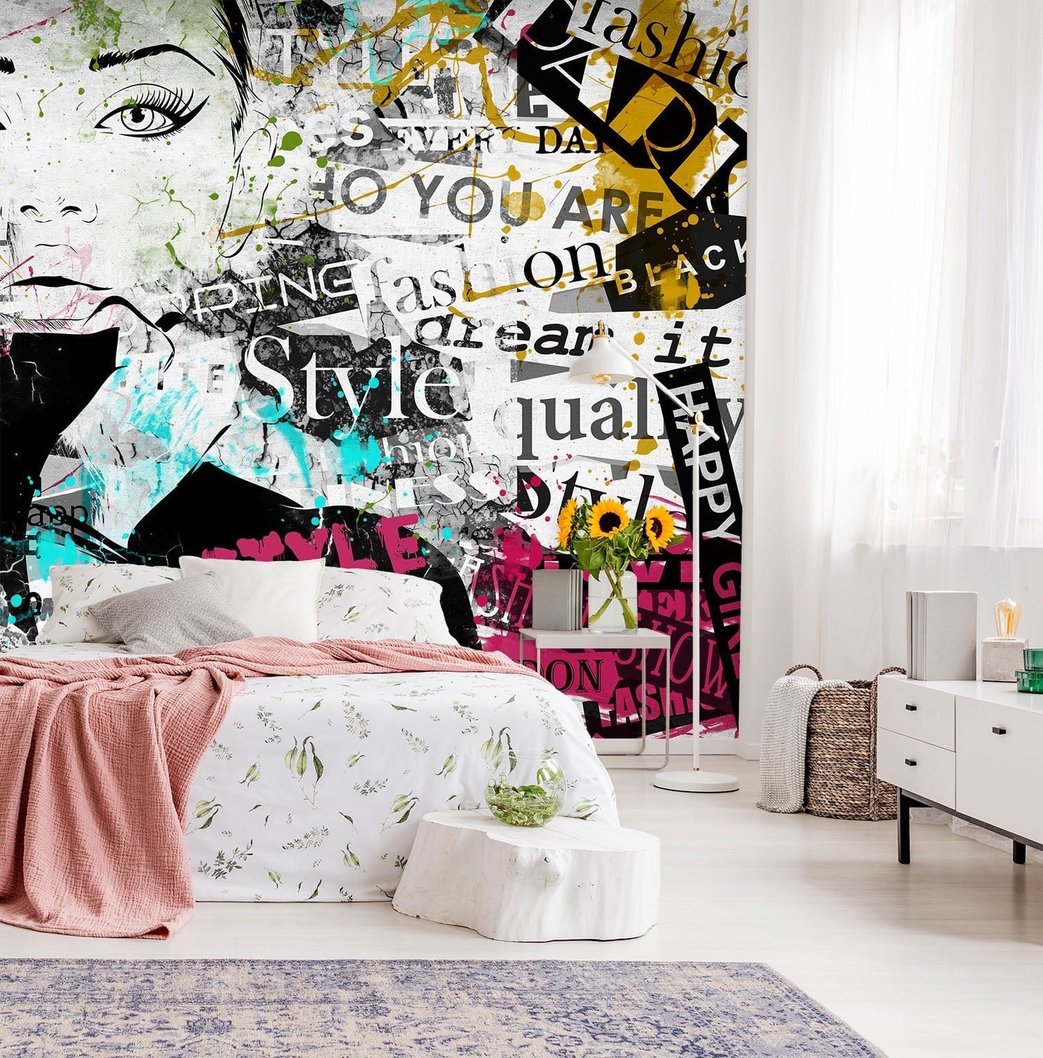 3D Graffiti Cool Woman 132 Wall Murals Wallpaper AJ Wallpaper 2