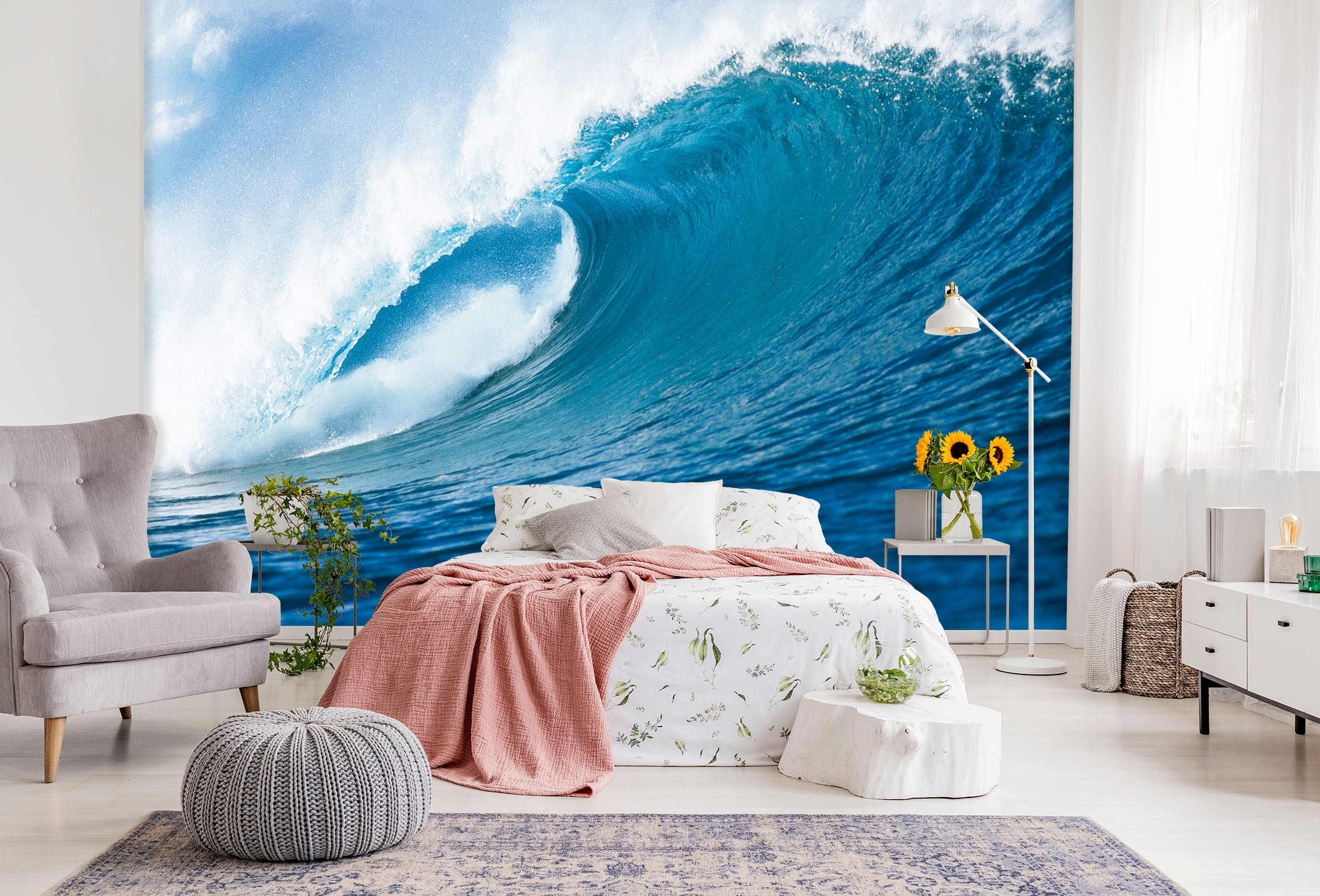 3D Ocean Waves 146 Wall Murals Wallpaper AJ Wallpaper 2 