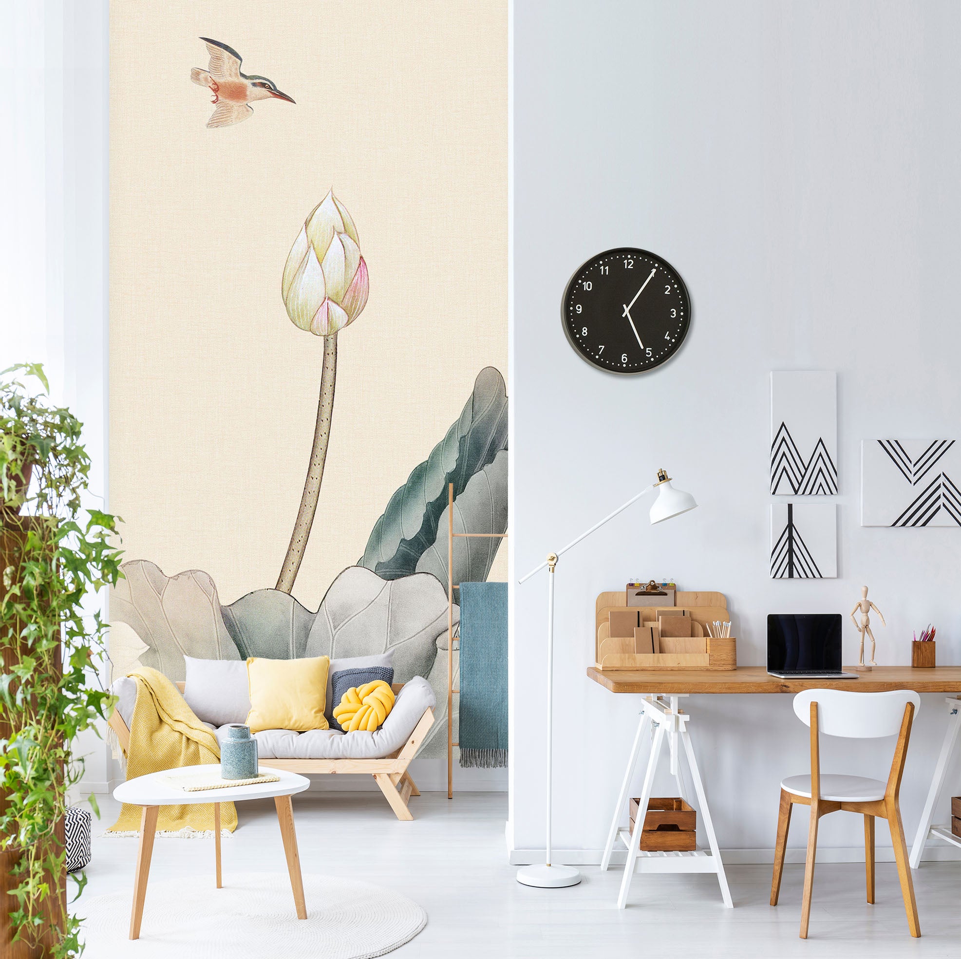 3D Lotus Flower 1815 Wall Murals