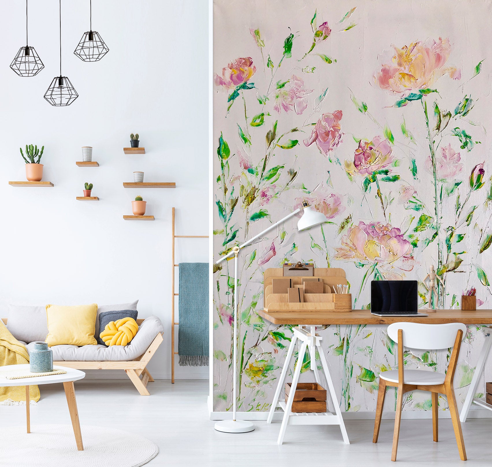 3D Pink Flower 277 Skromova Marina Wall Mural Wall Murals