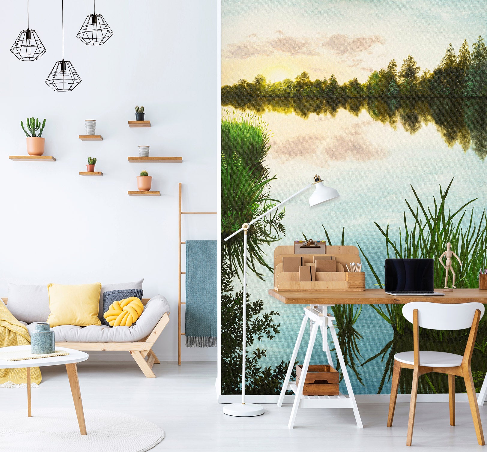 3D River Grass 1870 Marina Zotova Wall Mural Wall Murals