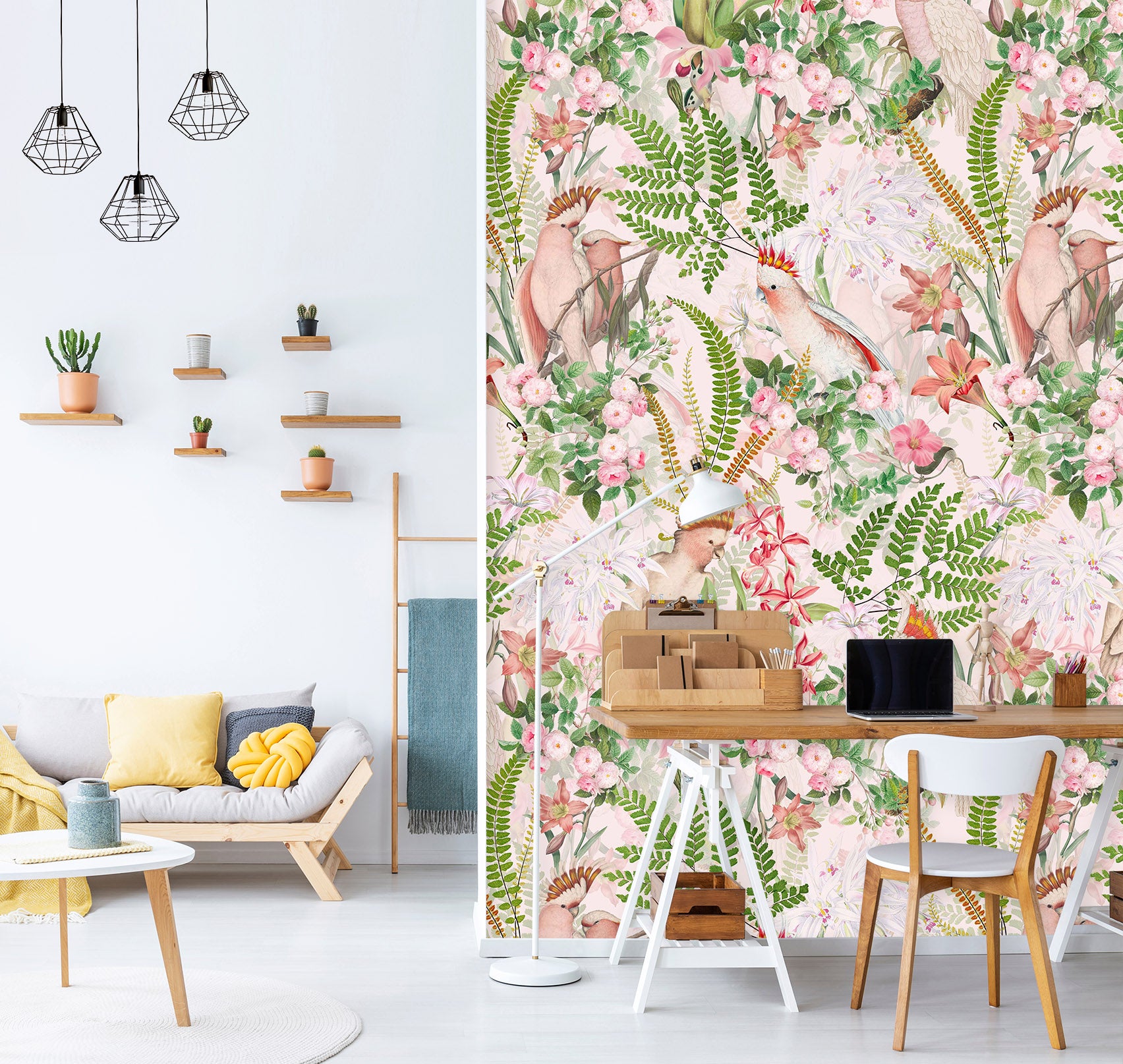 3D Pink Tree 183 Uta Naumann Wall Mural Wall Murals