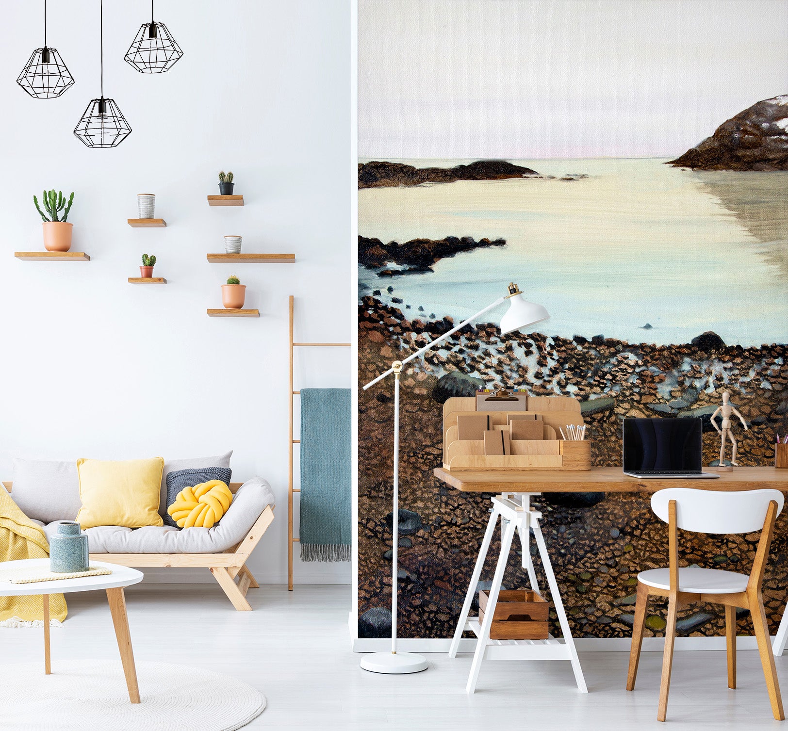 3D Waterside 11126 Matthew Holden Bates Wall Mural Wall Murals