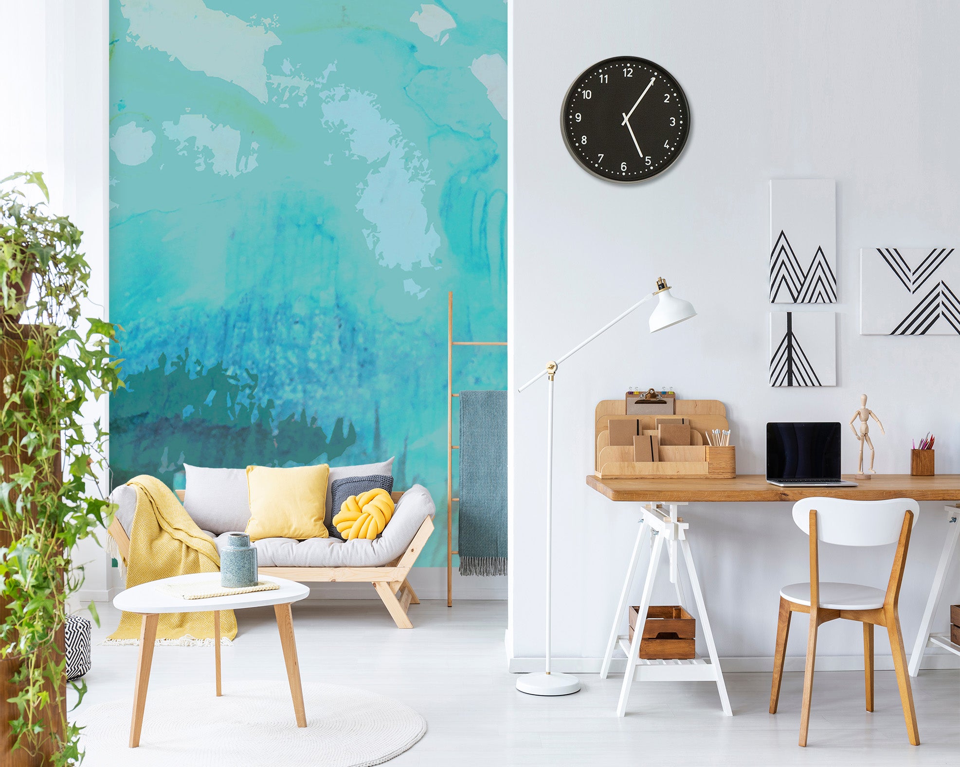 3D Blue Calm 71096 Shandra Smith Wall Mural Wall Murals