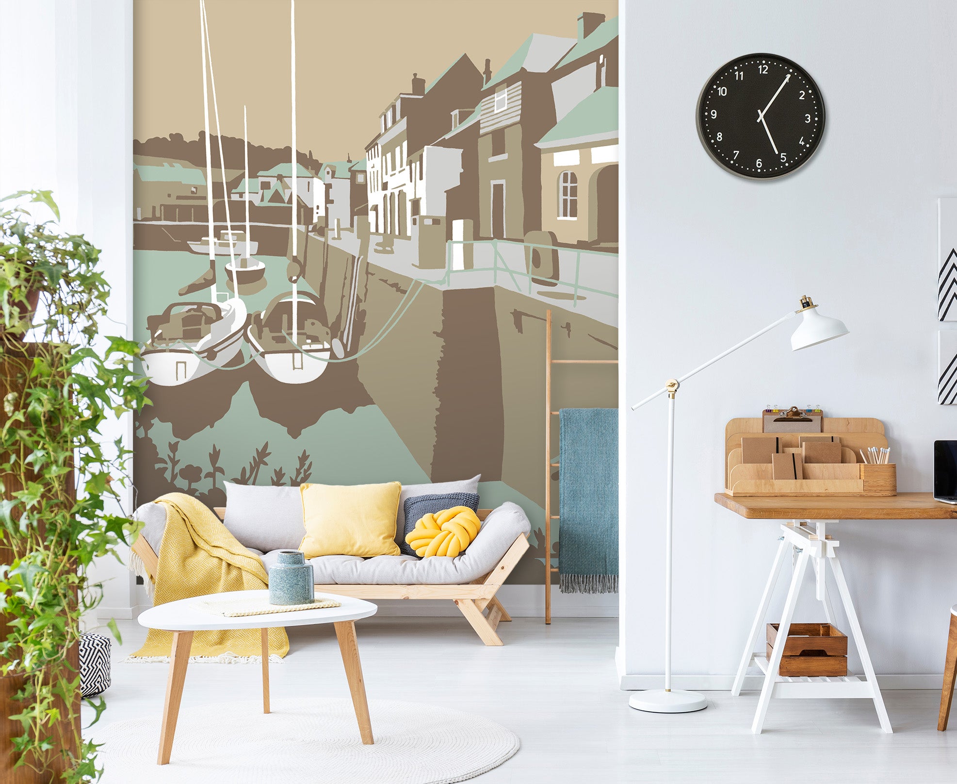 3D Padstow 1033 Steve Read Wall Mural Wall Murals