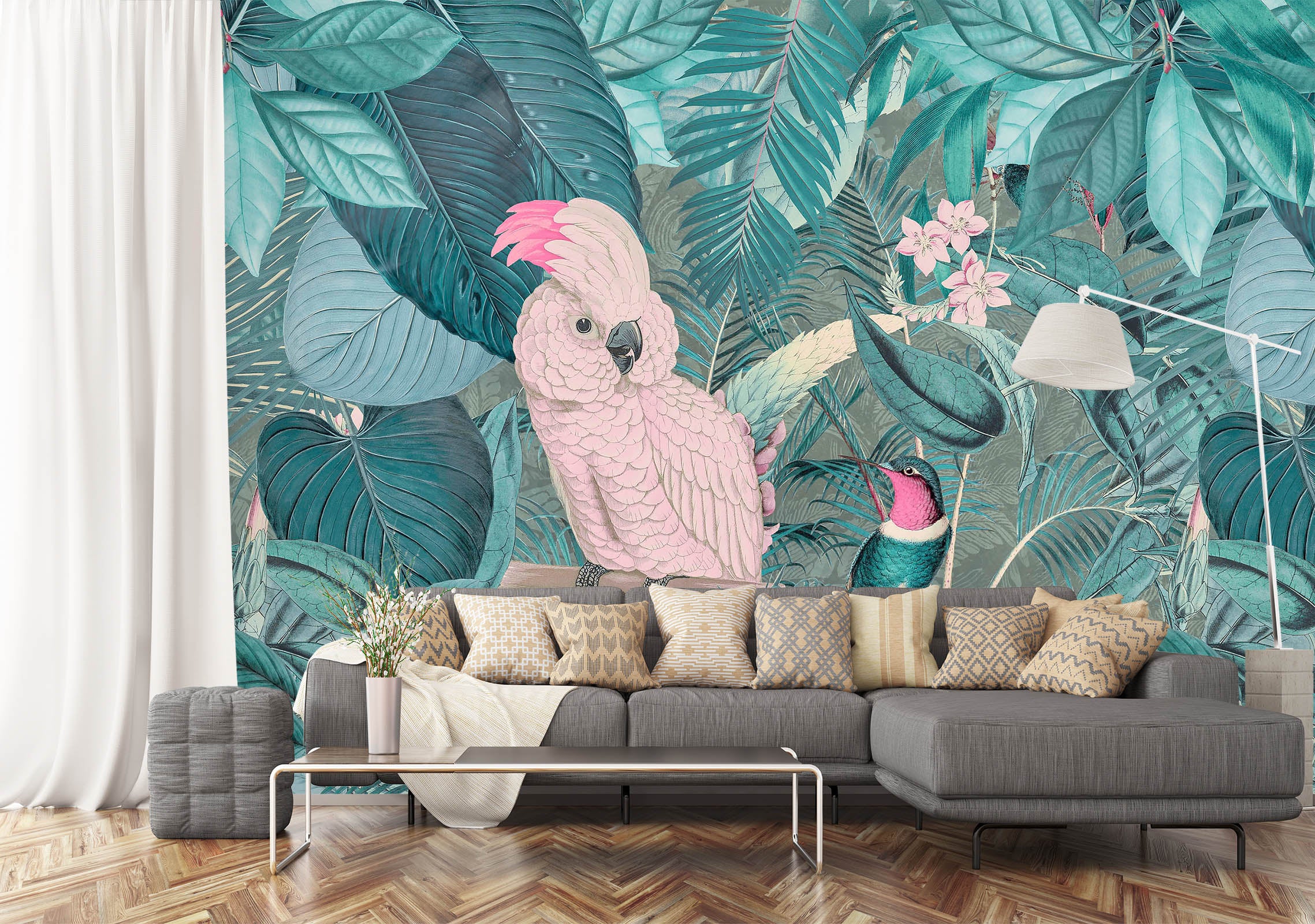3D Jungle Friends 1419 Andrea haase Wall Mural Wall Murals