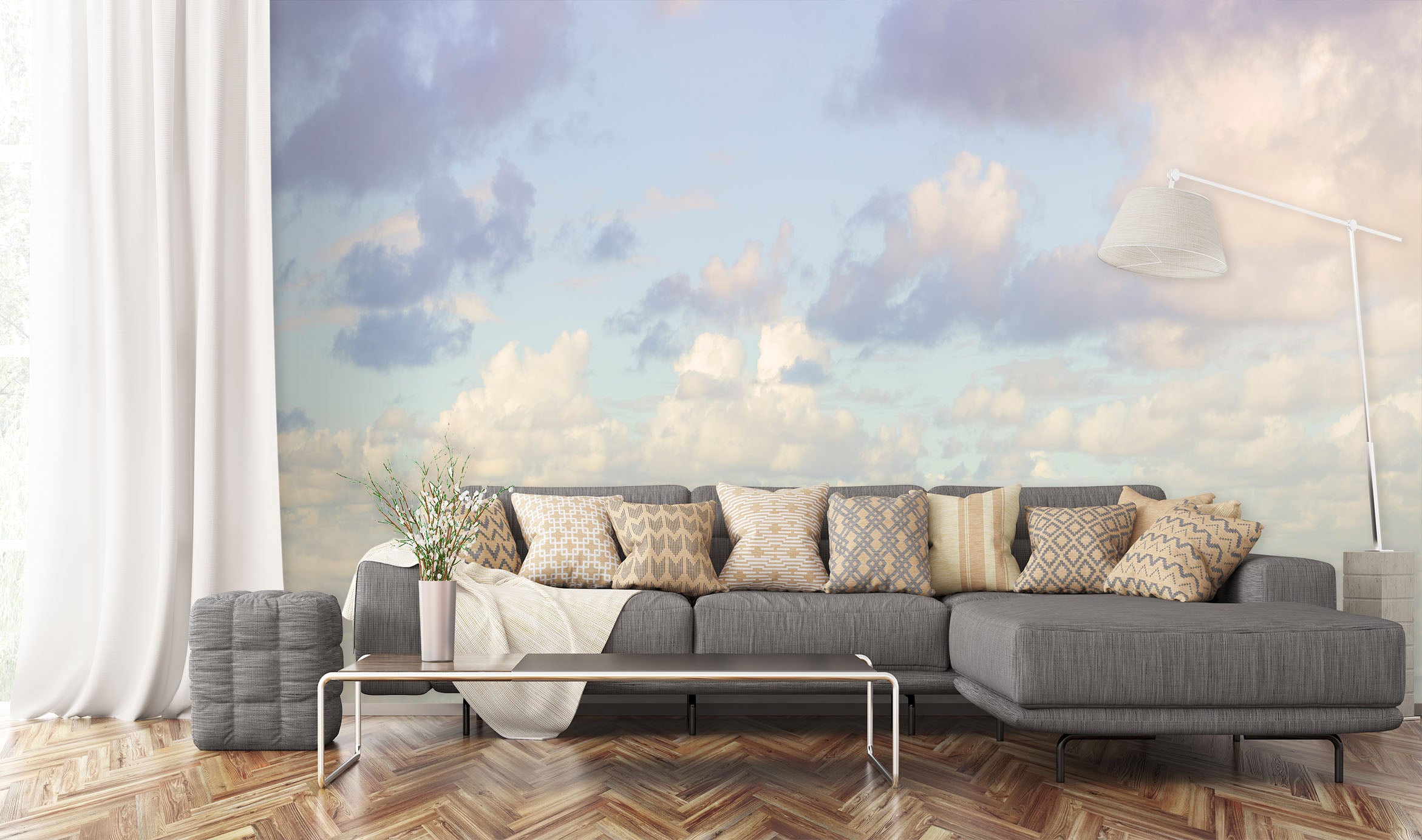 3D Sky Cloud 6229 Assaf Frank Wall Mural Wall Murals