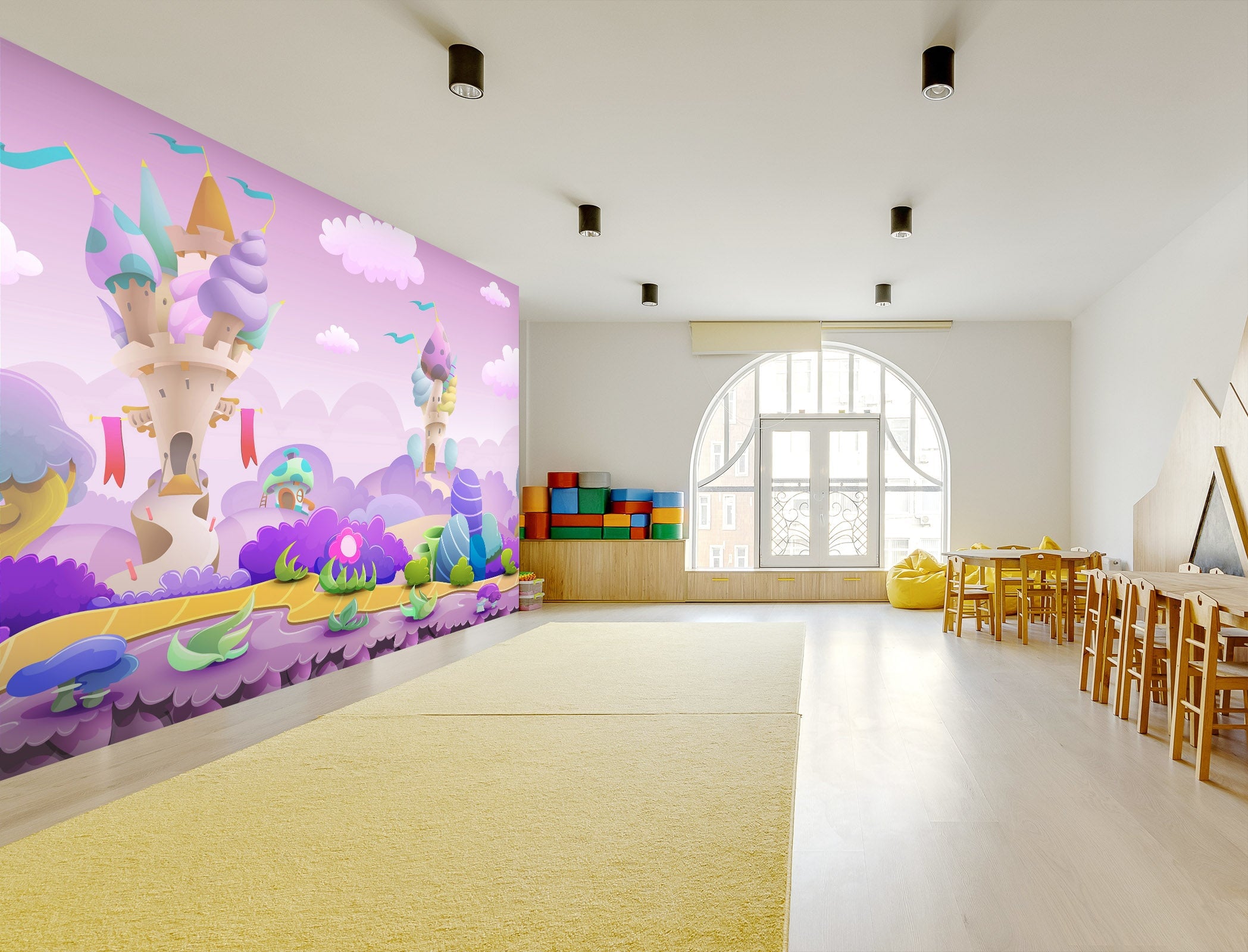 3D Villa Ice Cream 018 Wall Murals Wallpaper AJ Wallpaper 2