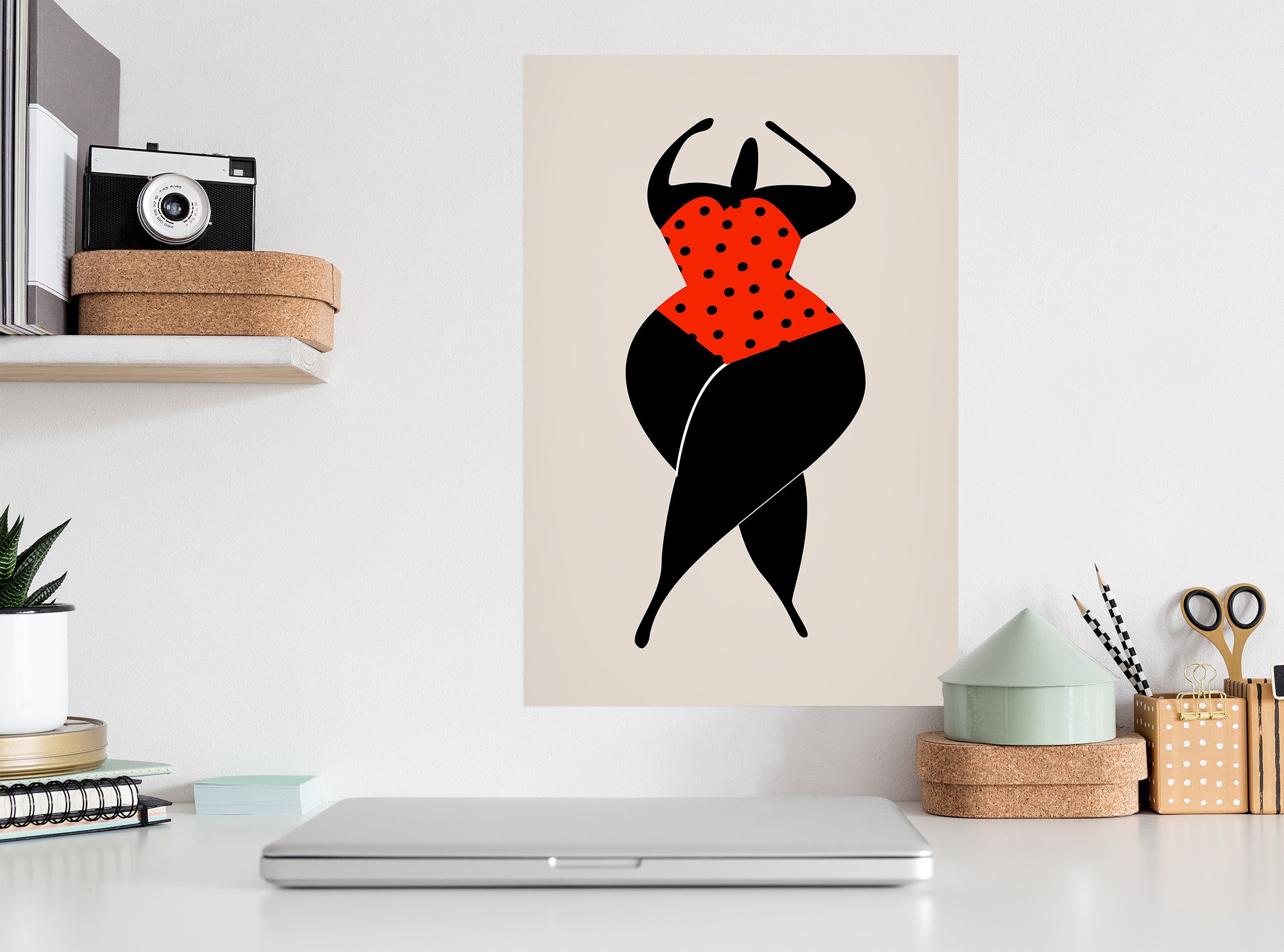 3D Athletic Girl 132 Boris Draschoff Wall Sticker