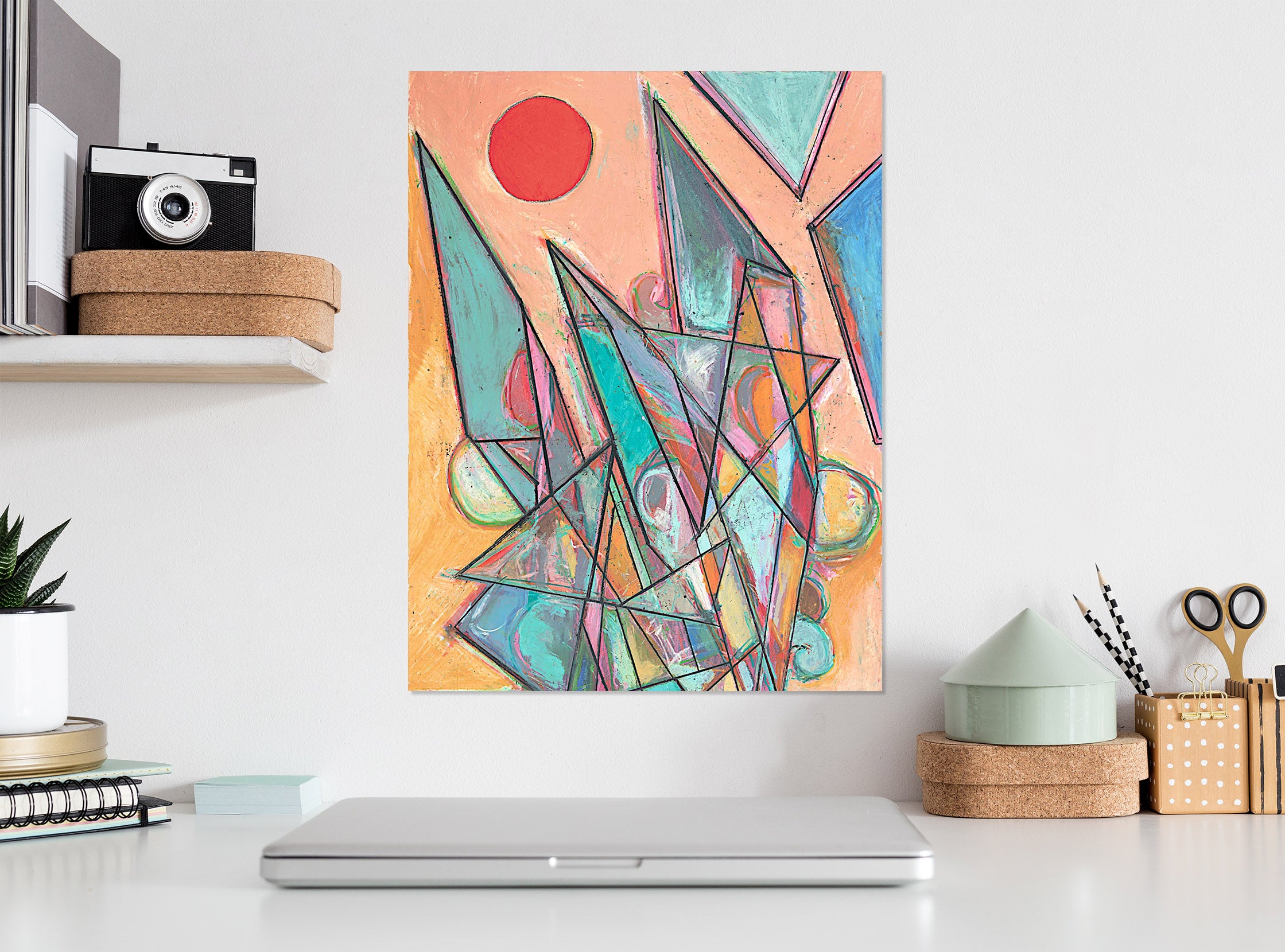 3D Color Painting 030 Allan P. Friedlander Wall Sticker