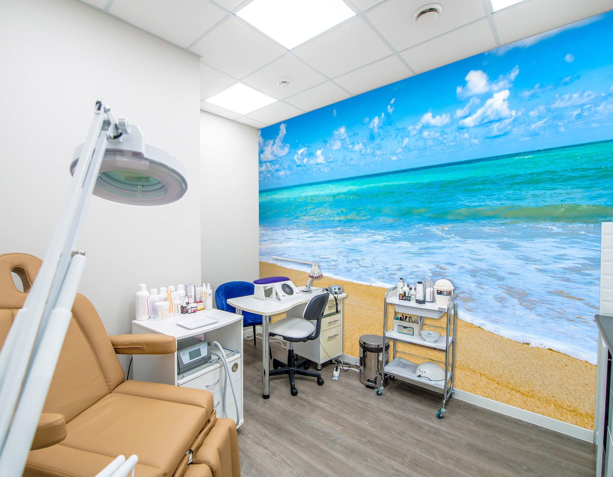 3D Sea Beach Beautiful 011 Wall Murals Wallpaper AJ Wallpaper 2