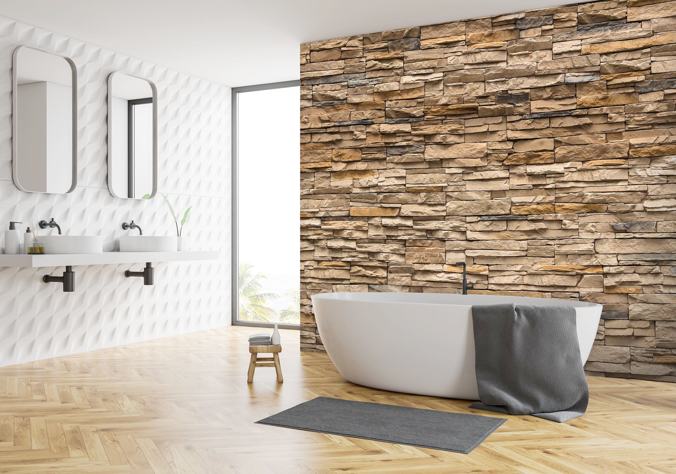 3D Brick Wall Texture 102 Wall Murals