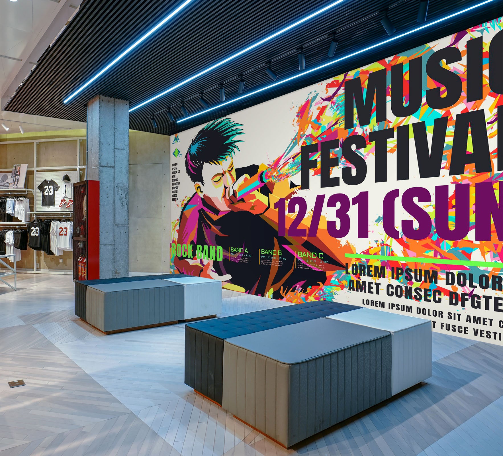 3D Poster English 133 Wall Murals