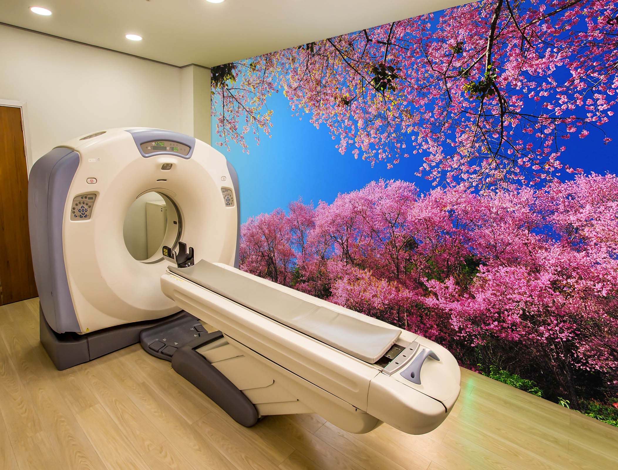 3D Peach Blossom 327 Wall Murals