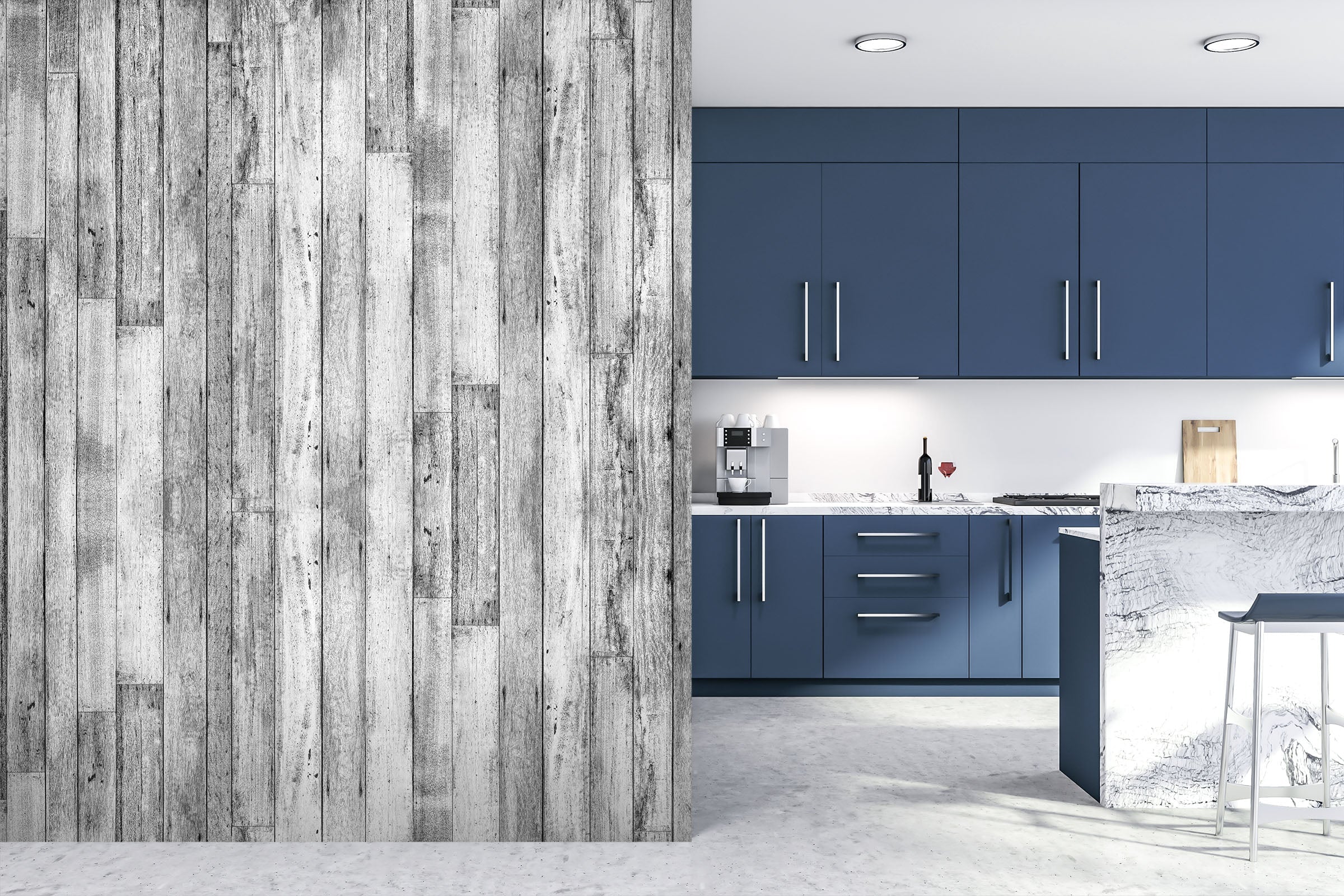 3D Gray Wooden Board 37 Wall Murals Wallpaper AJ Wallpaper 2