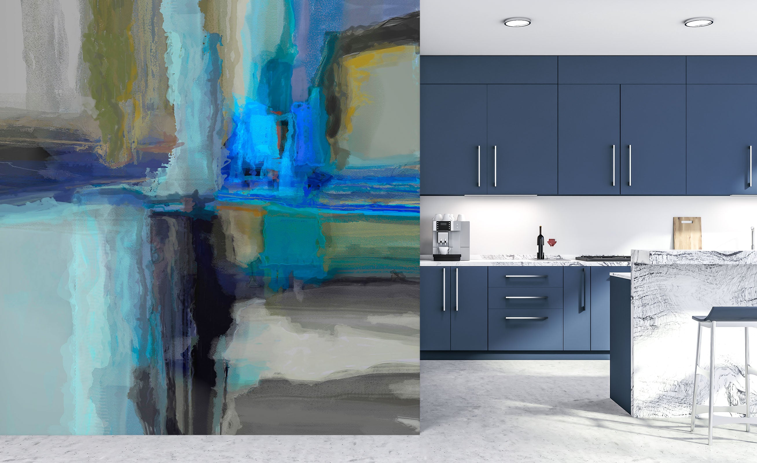 3D Colorful Pool 1408 Michael Tienhaara Wall Mural Wall Murals