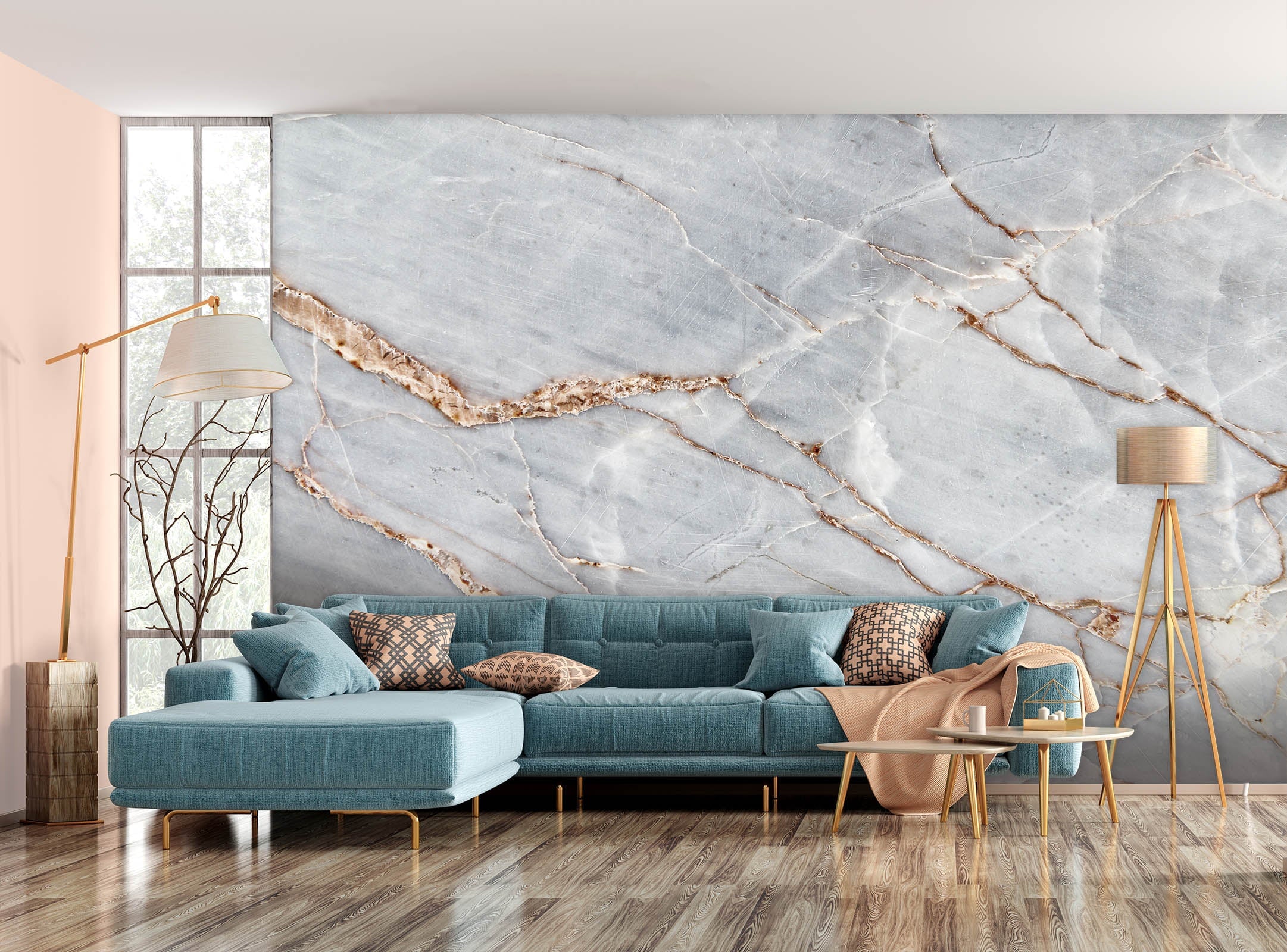 3D Marble Crack 08 Wall Murals Wallpaper AJ Wallpaper 2
