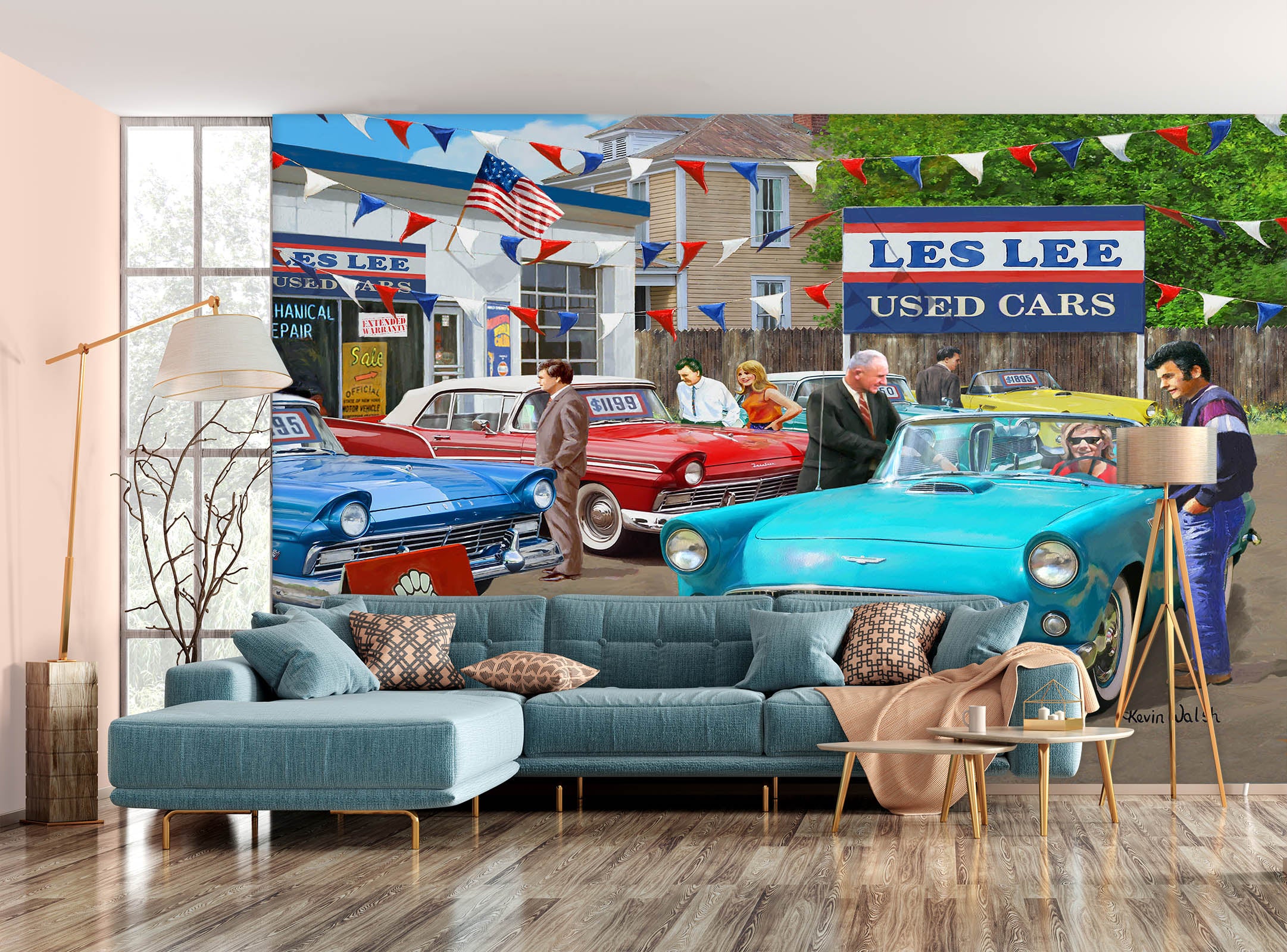 3D Used Cars 127 Kevin Walsh Wall Mural Wall Murals