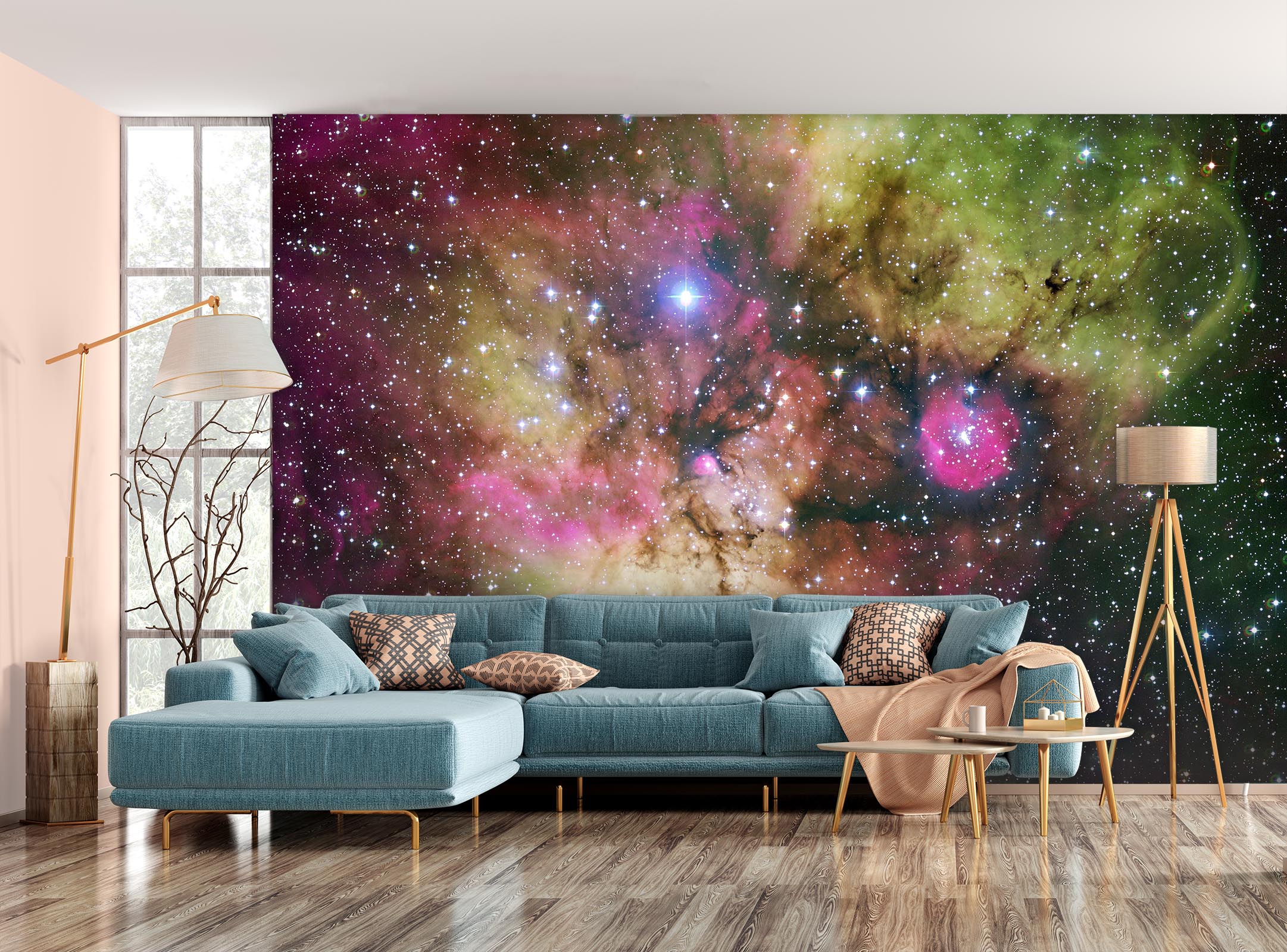 3D Purple Starry Sky 143 Wall Murals