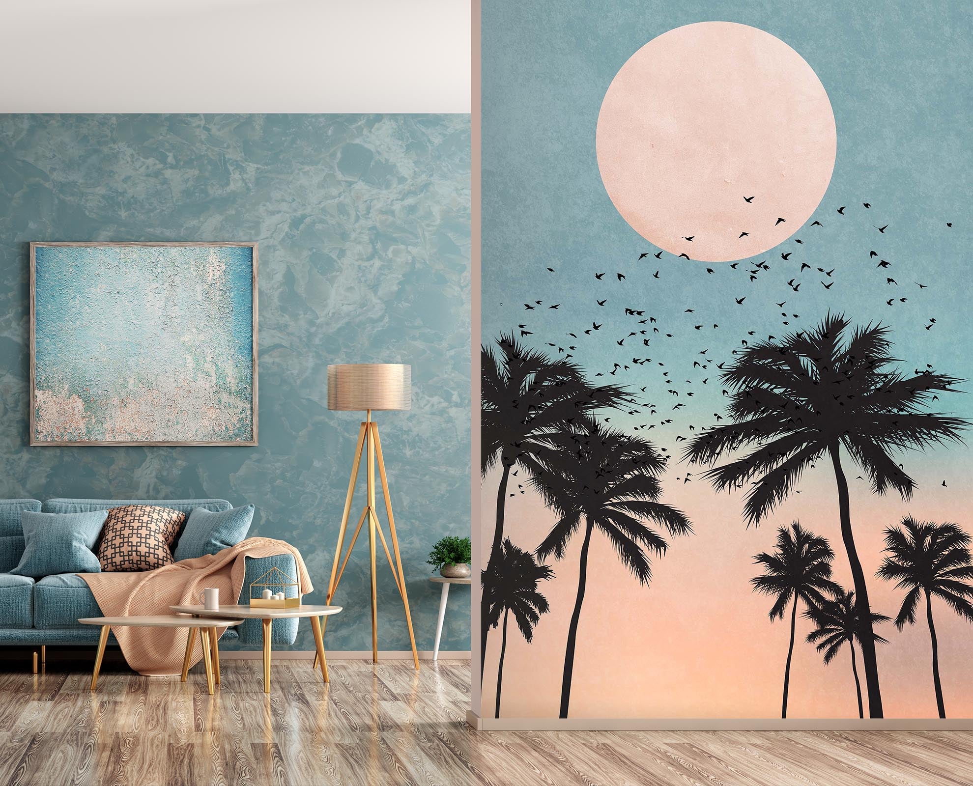 3D Sunrise 1414 Boris Draschoff Wall Mural Wall Murals