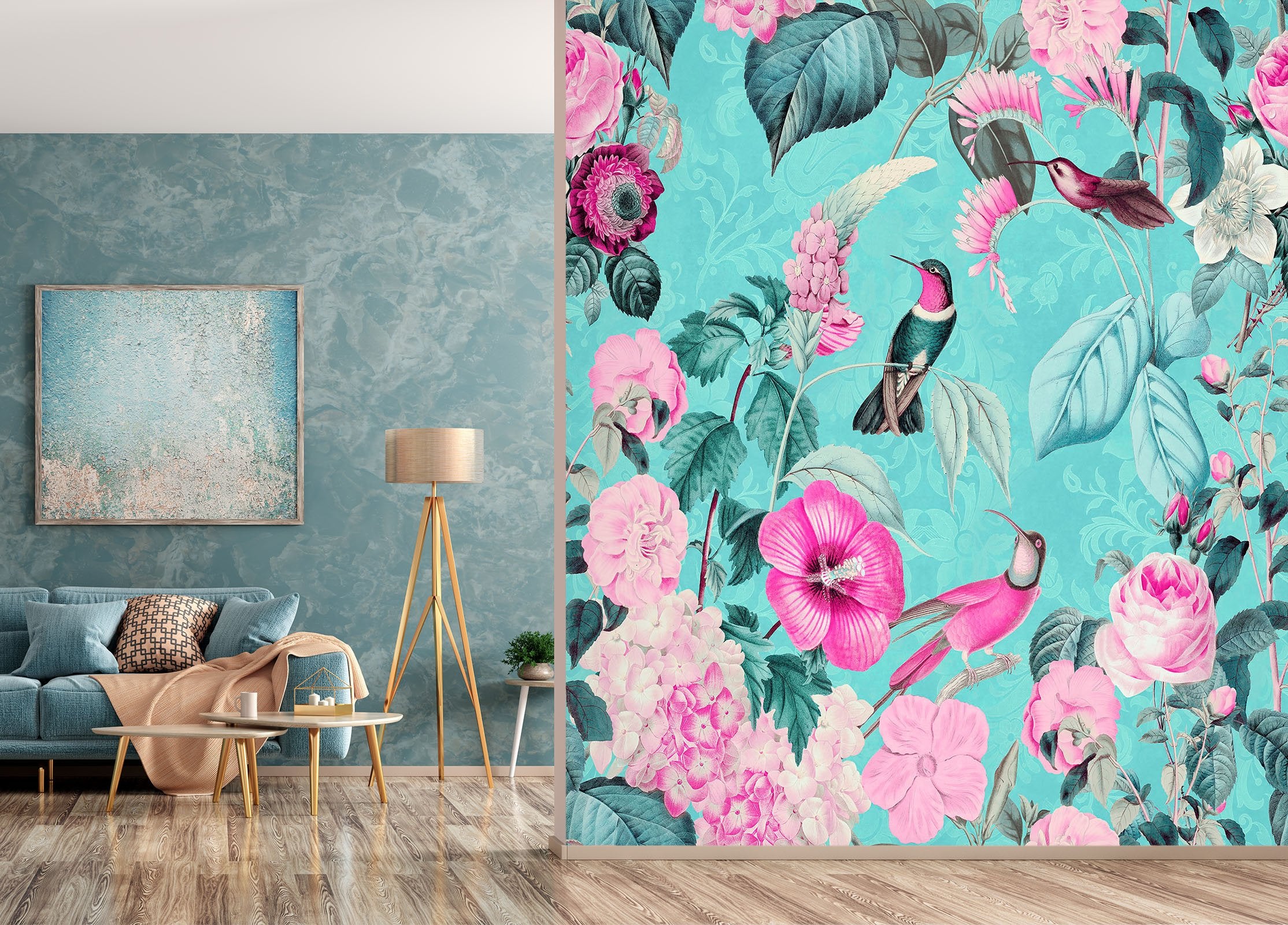 3D Bird Home 1443 Andrea haase Wall Mural Wall Murals Wallpaper AJ Wallpaper