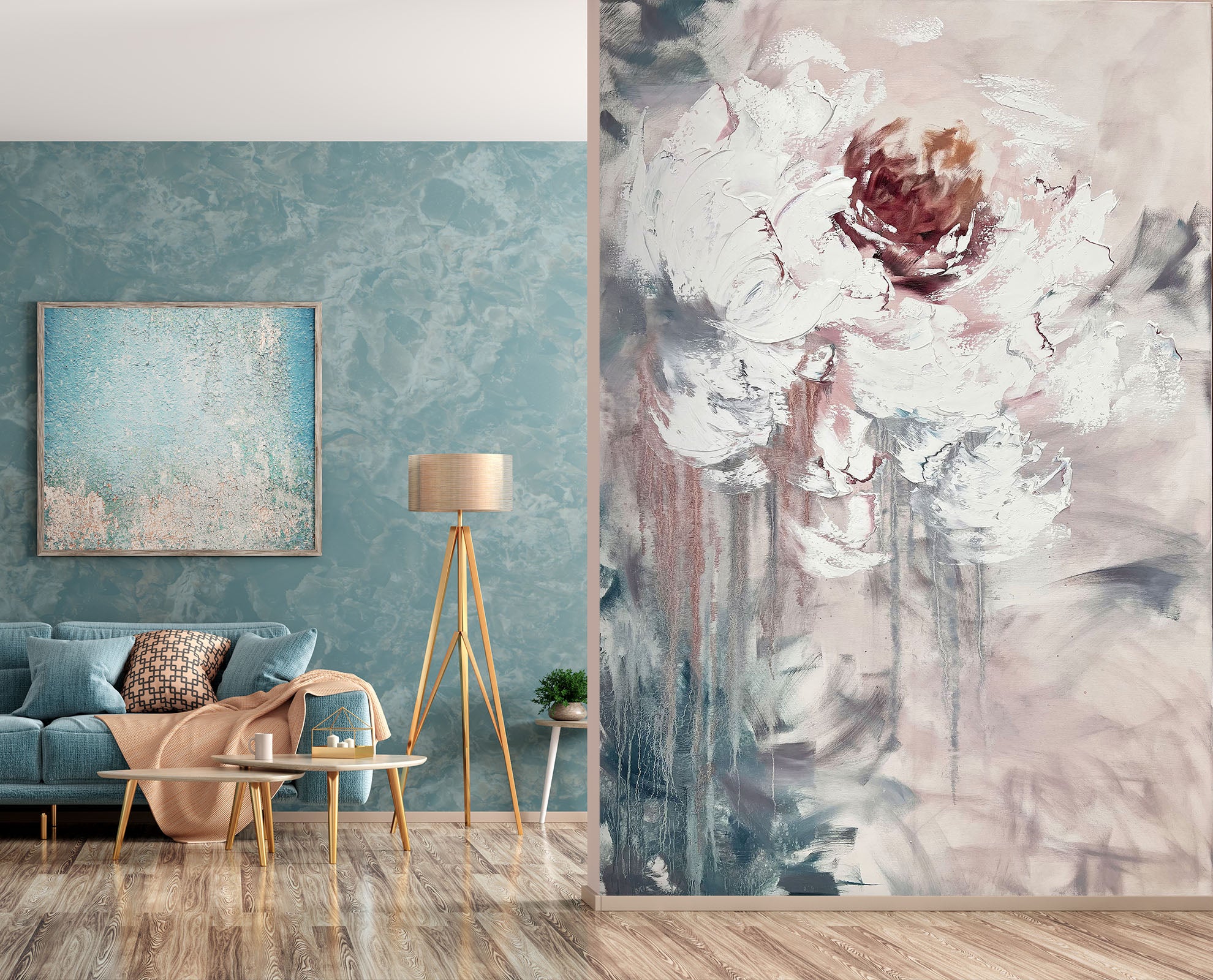 3D Painted Art Flower 3120 Skromova Marina Wall Mural Wall Murals