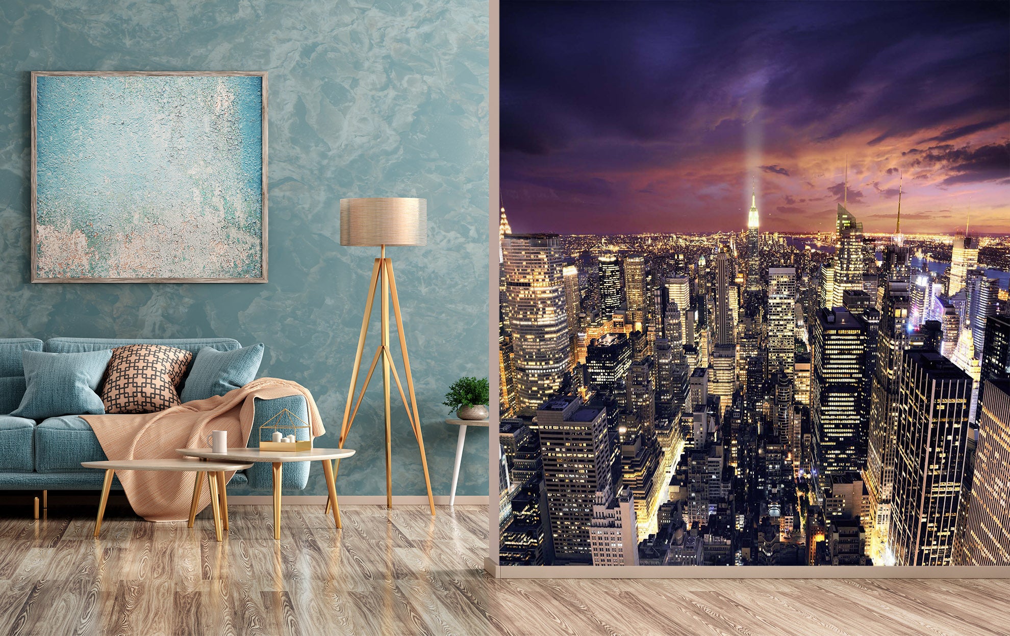 3D Night City 1407 Wall Murals