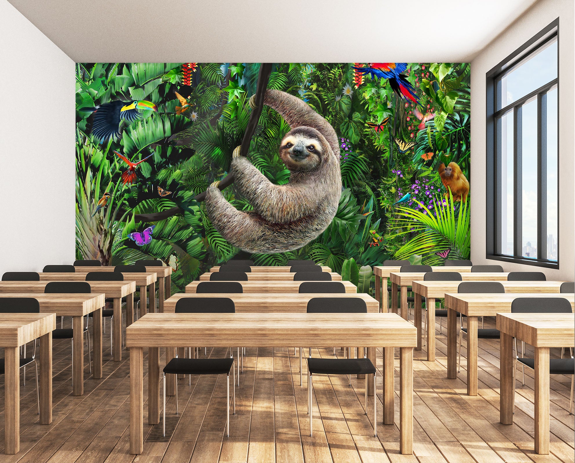 3D Cute Koala 1427 Adrian Chesterman Wall Mural Wall Murals