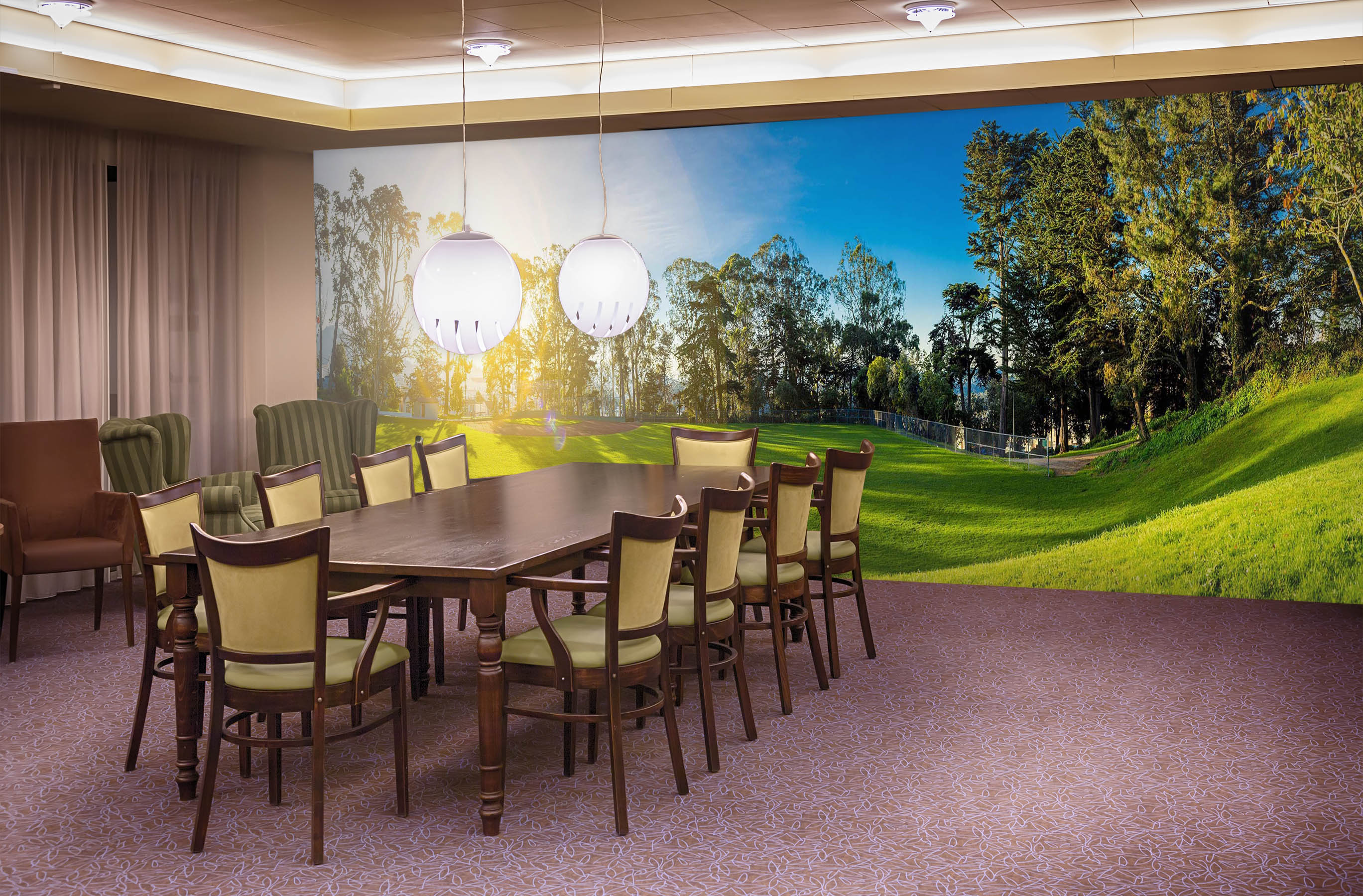 3D Sunshine Park 35 Wall Murals Wallpaper AJ Wallpaper 2