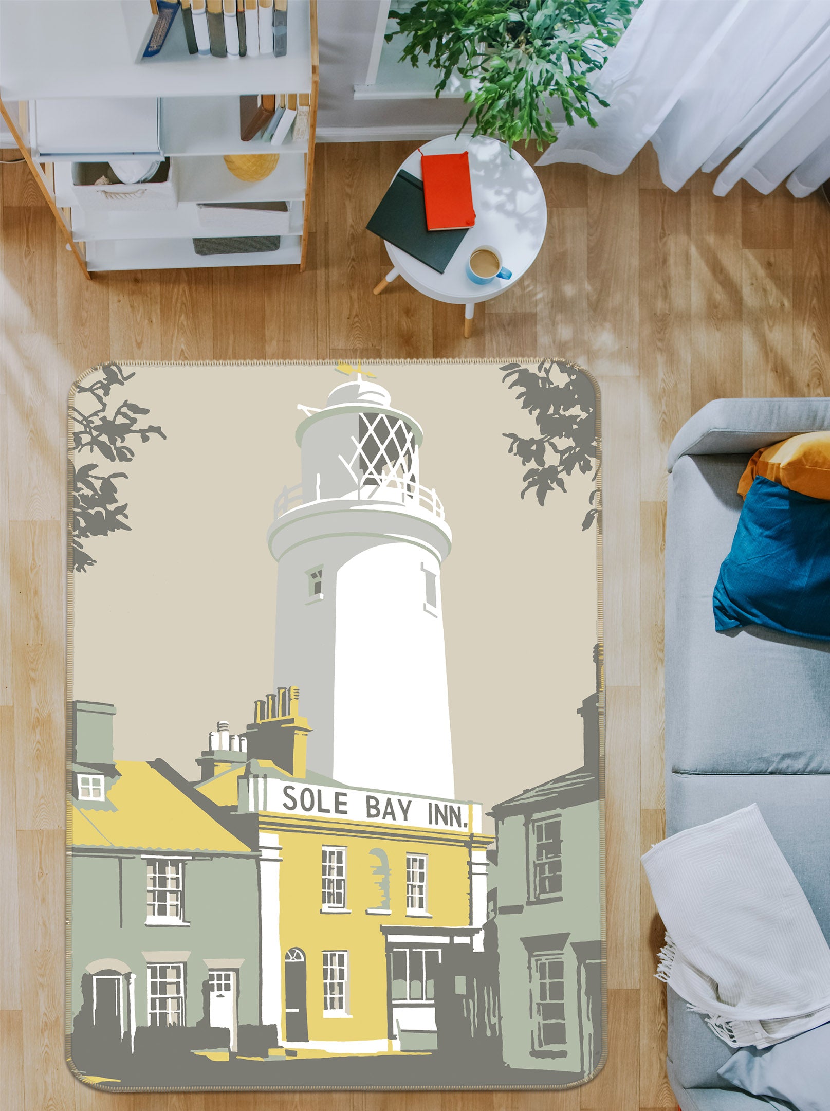 3D Sole Bay Inn 1144 Steve Read Rug Non Slip Rug Mat