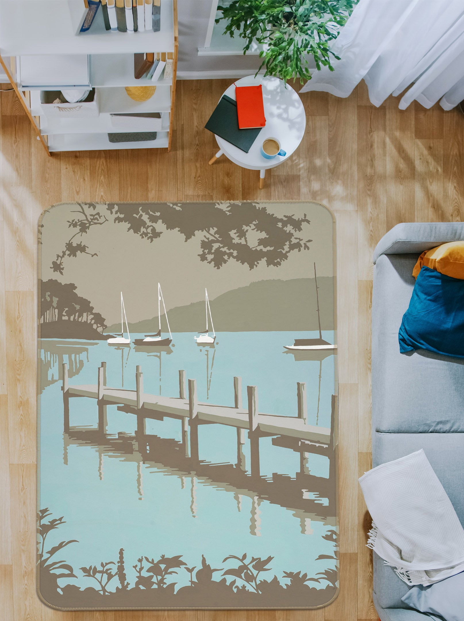 3D Windermere 1163 Steve Read Rug Non Slip Rug Mat