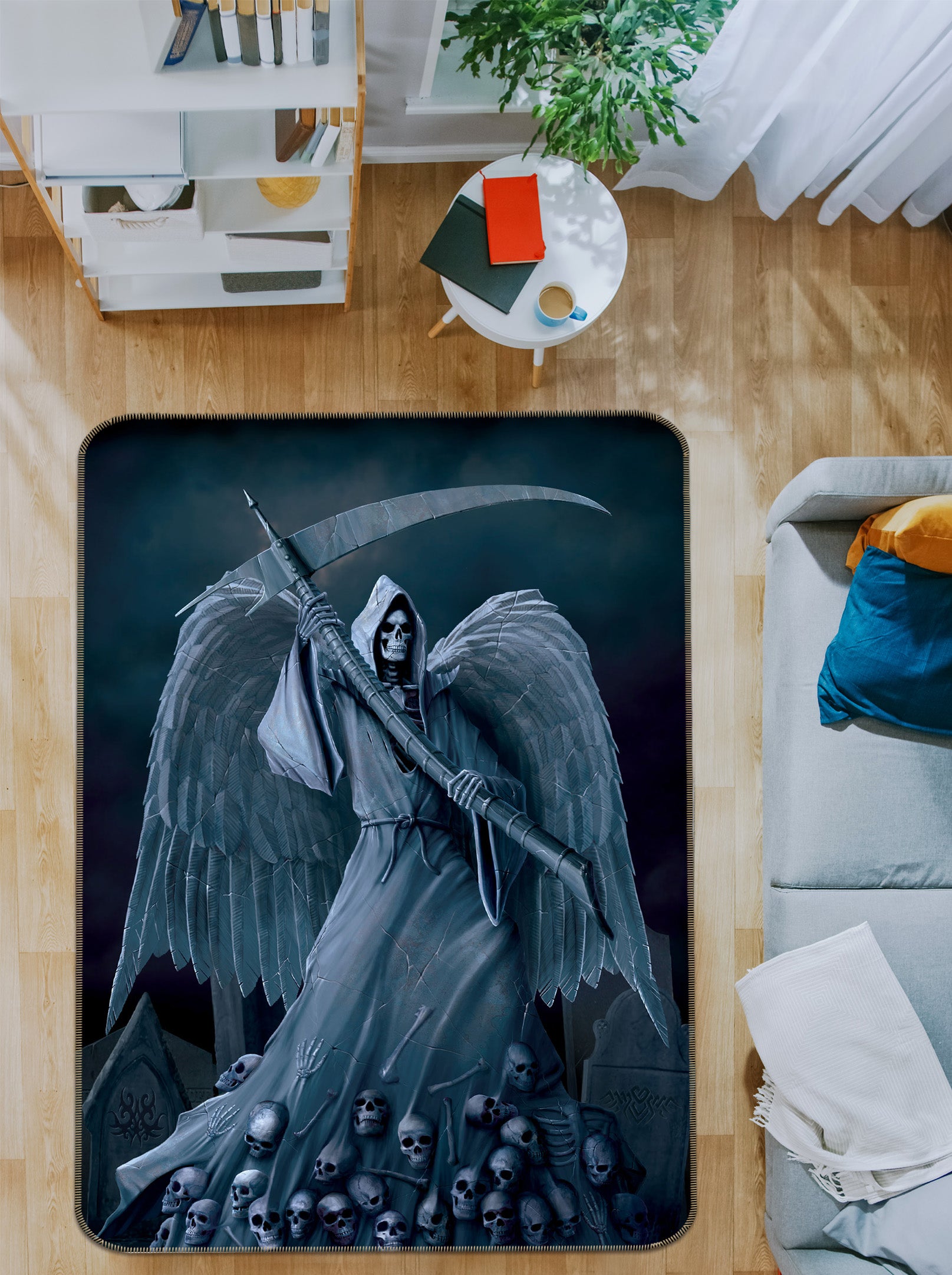 3D Death On A Hold 1029 Vincent Hie Rug Non Slip Rug Mat