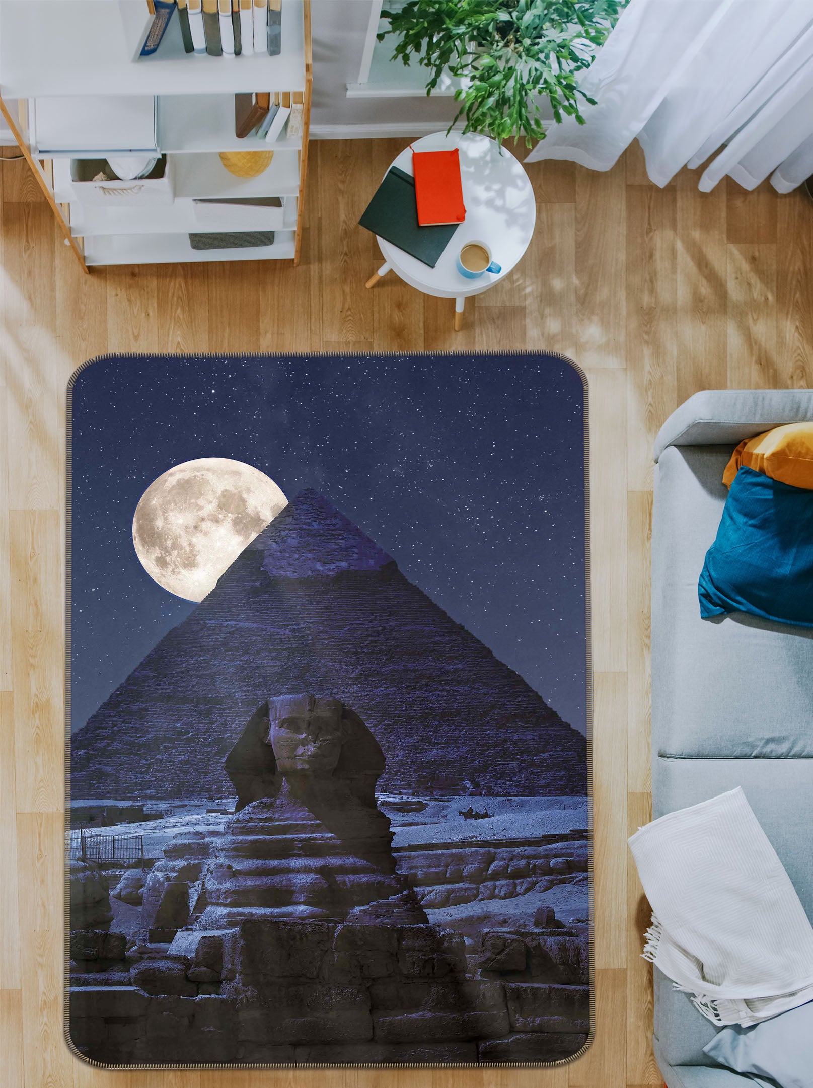 3D Moon Valley 1180 Marco Carmassi Rug Non Slip Rug Mat