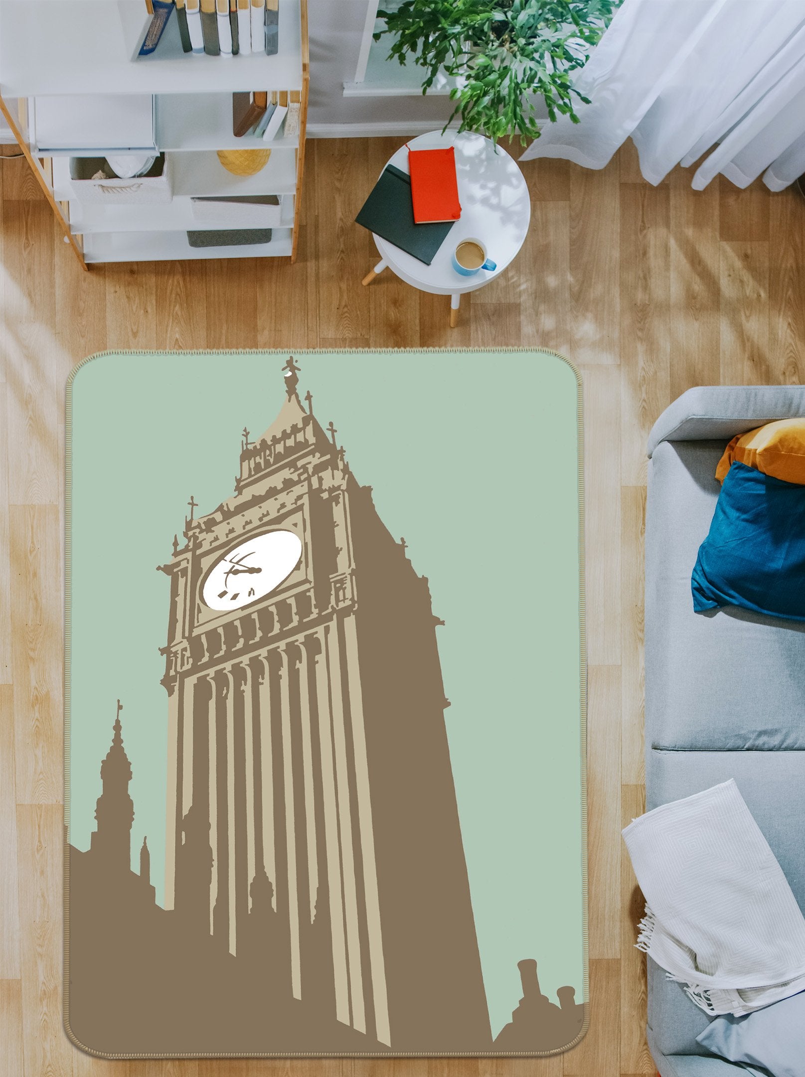 3D Big Ben 1102 Steve Read Rug Non Slip Rug Mat Mat AJ Creativity Home