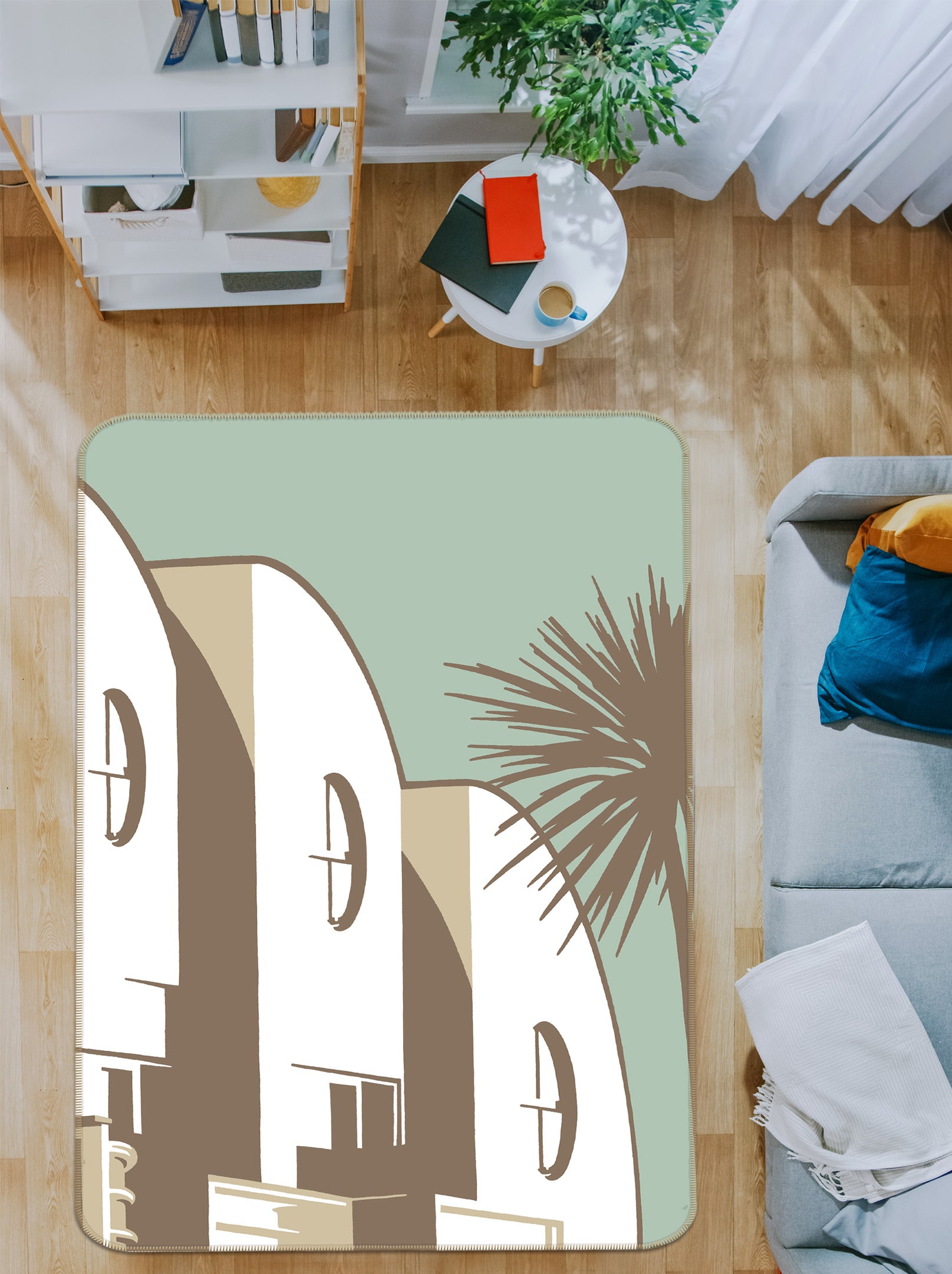 3D Sandbanks Banks Road 1142 Steve Read Rug Non Slip Rug Mat