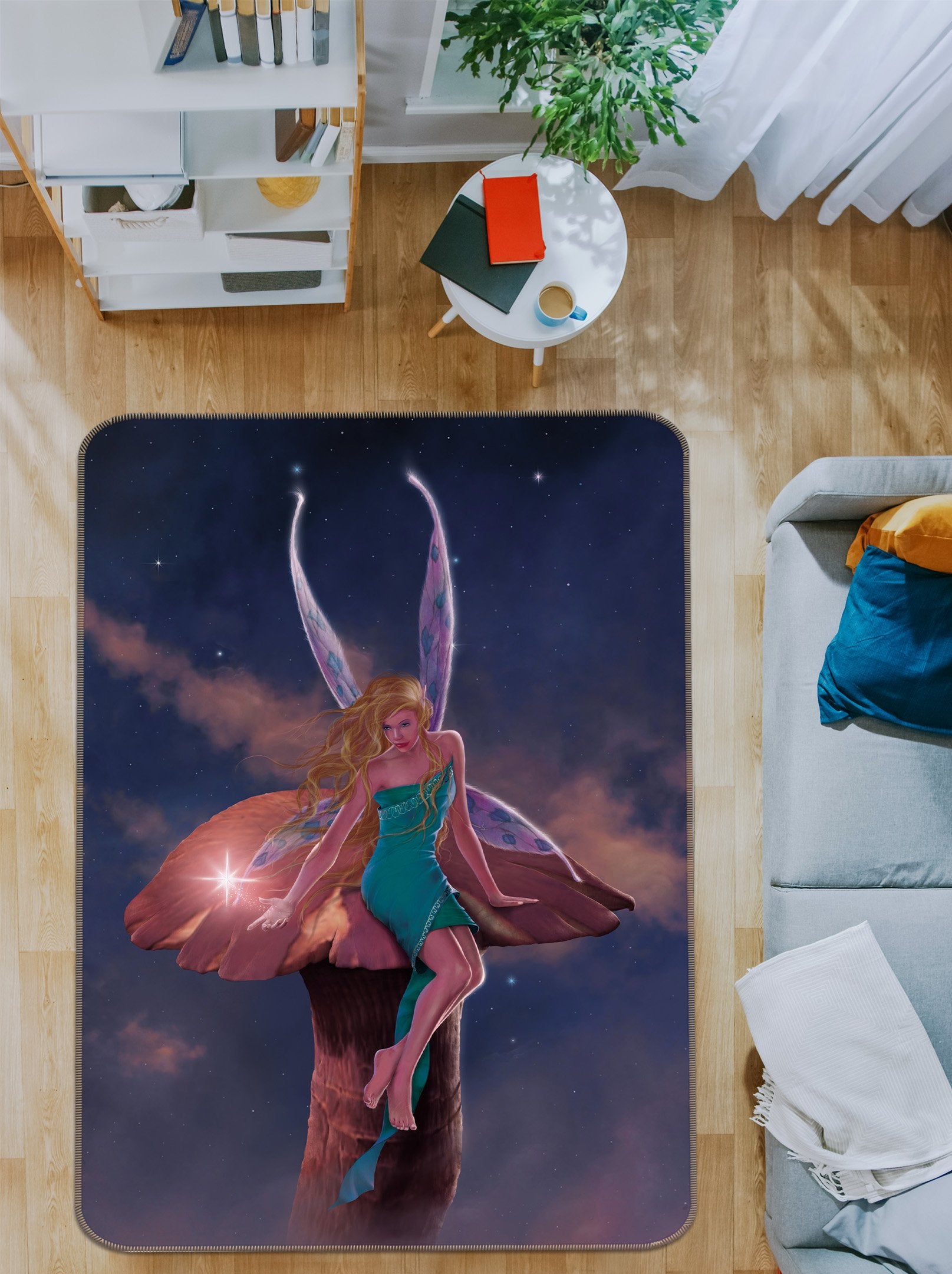 3D A Fairy's Wish 1003 Vincent Hie Rug Non Slip Rug Mat Mat AJ Creativity Home