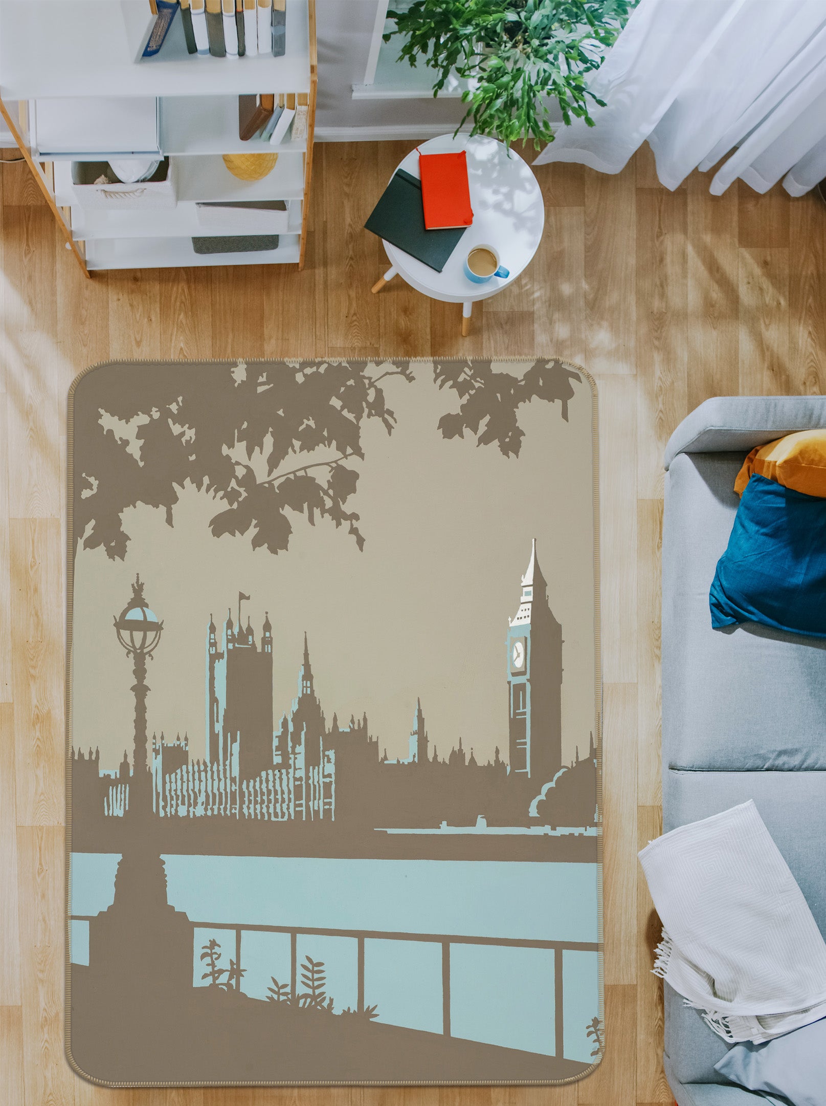 3D London 1117 Steve Read Rug Non Slip Rug Mat