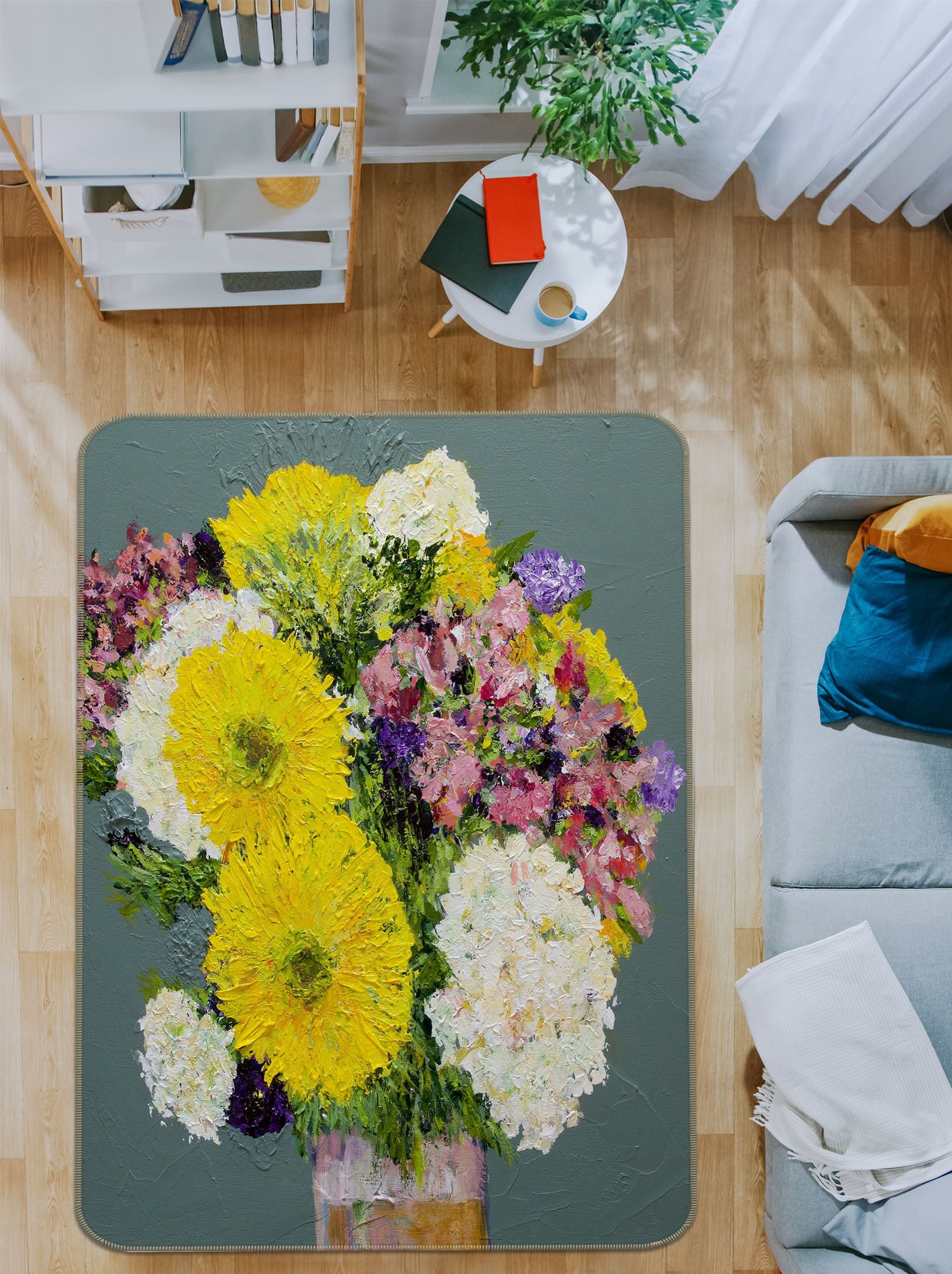 3D Beautiful Day 3004 Allan P. Friedlander Rug Non Slip Rug Mat