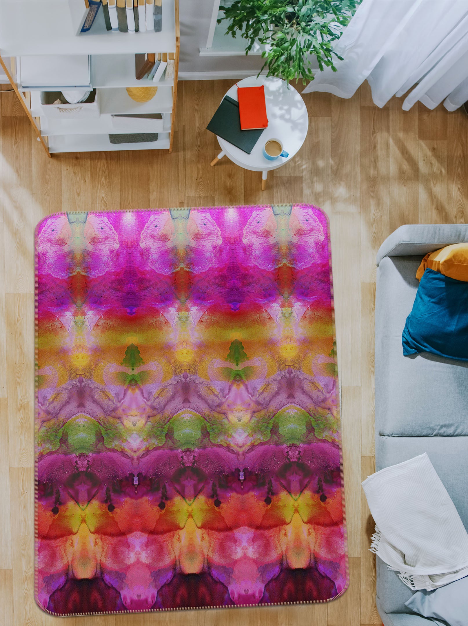 3D Pinky Inks Shandra Smith 71030 Shandra Smith Rug Non Slip Rug Mat